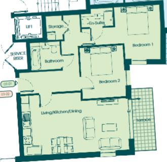 Keeper's Yard, B-03.01, The Roundway, London floorplan