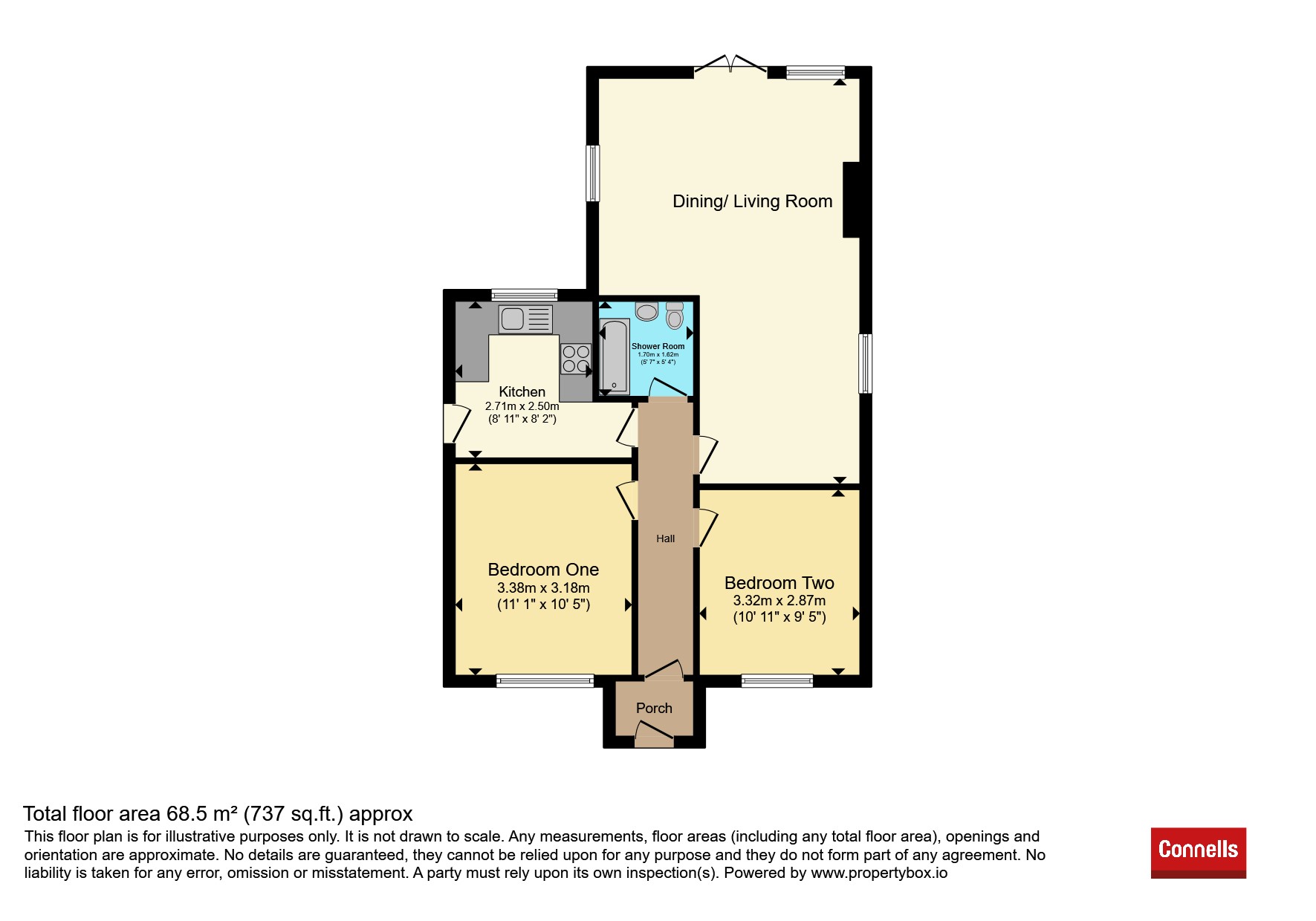 48, Elbury Park Road, Worcester floorplan