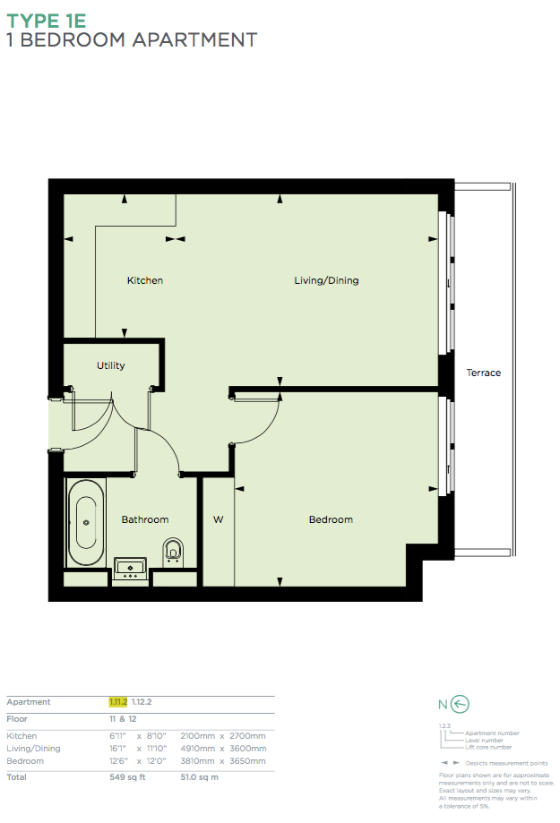 1 Bedrooms Flat for sale in Vista, Cascades, Chelsea Bridge, London SW11