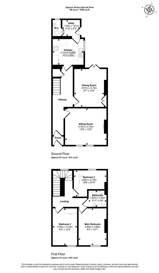 4 Limerick Villas, North Street, Milborne Port floorplan