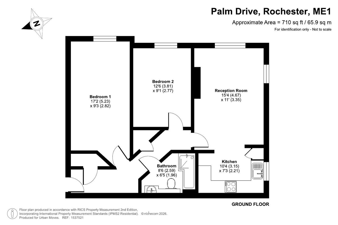 Richard Howe House, Rochester floorplan