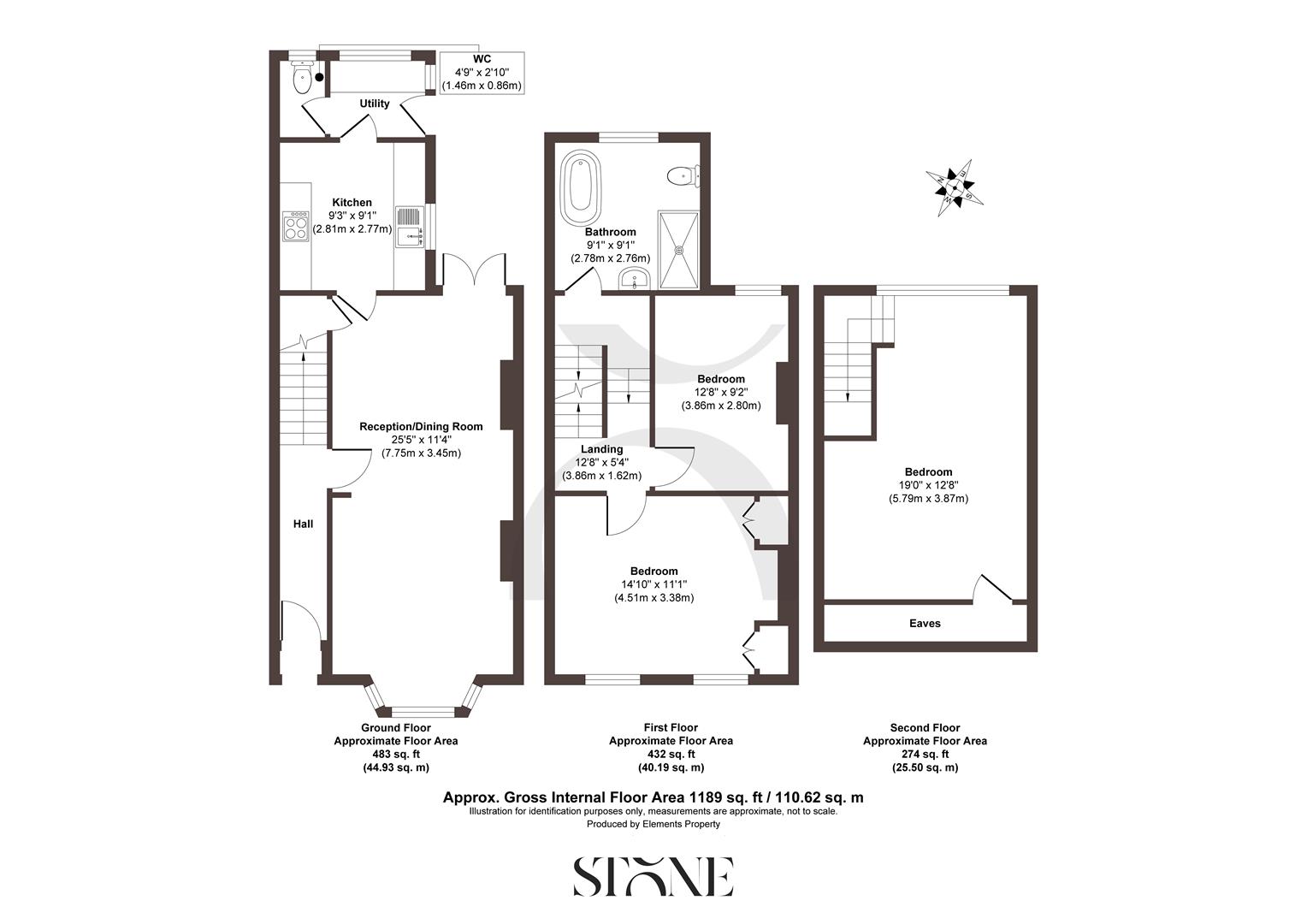 100, Monson Road, Redhill floorplan