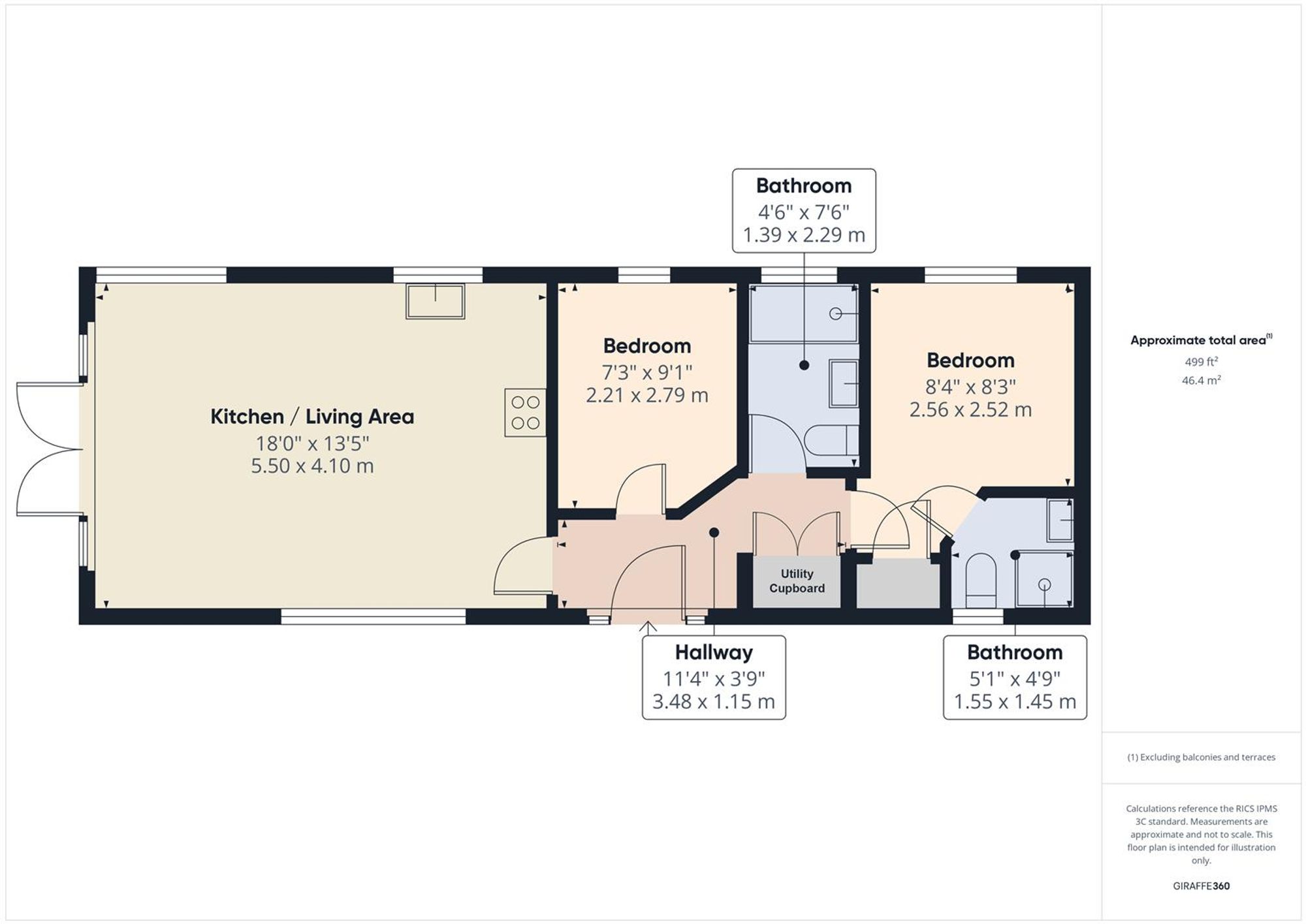 Toll Bar Waters, Lancaster floorplan