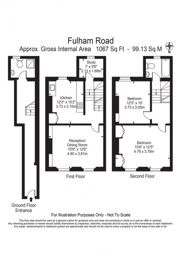 2 Bedrooms  to rent in Fulham Road, Fulham SW6