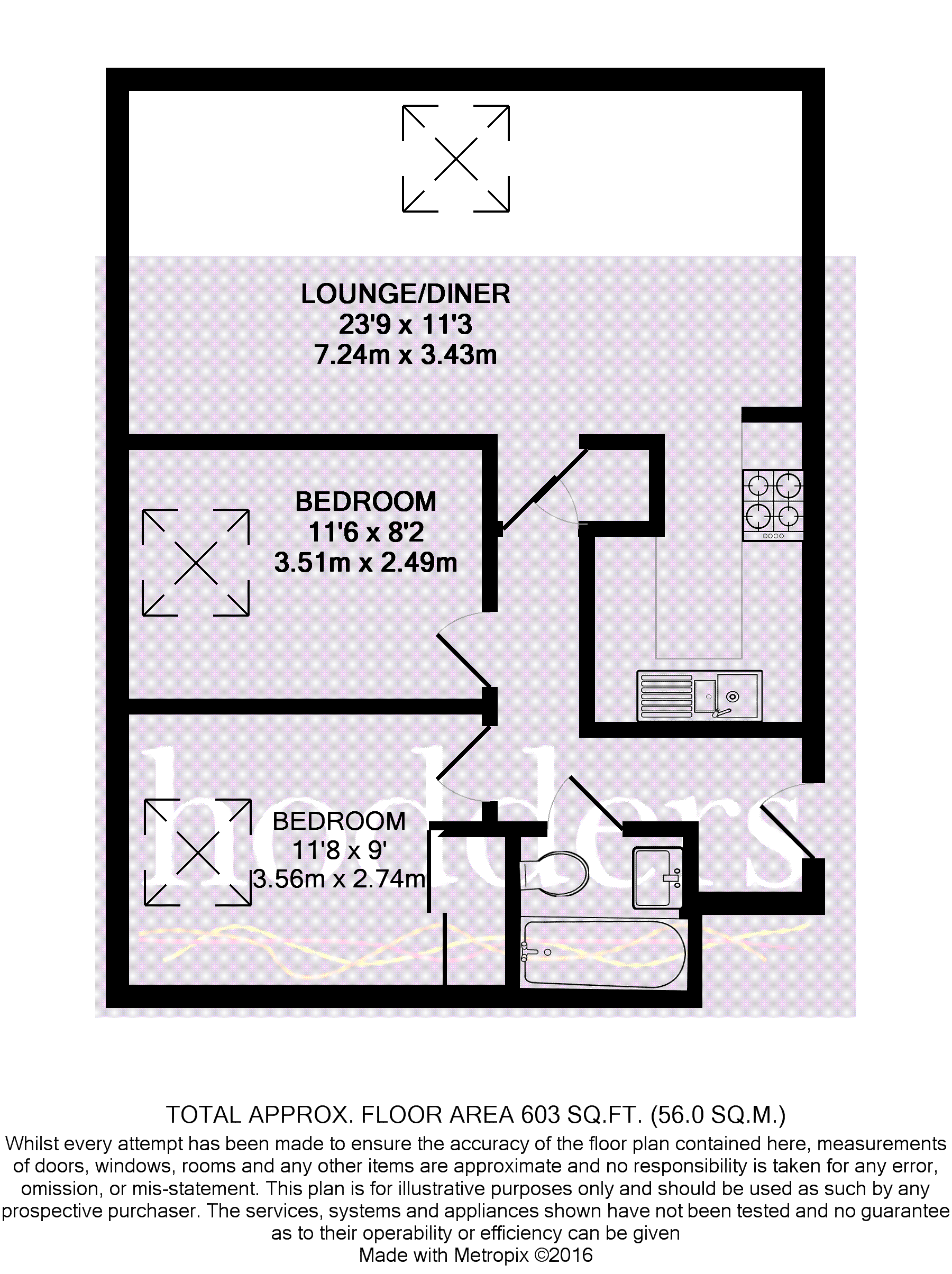 2 Bedrooms Flat to rent in Steeple Court, Vicarage Road, Egham, Surrey TW20