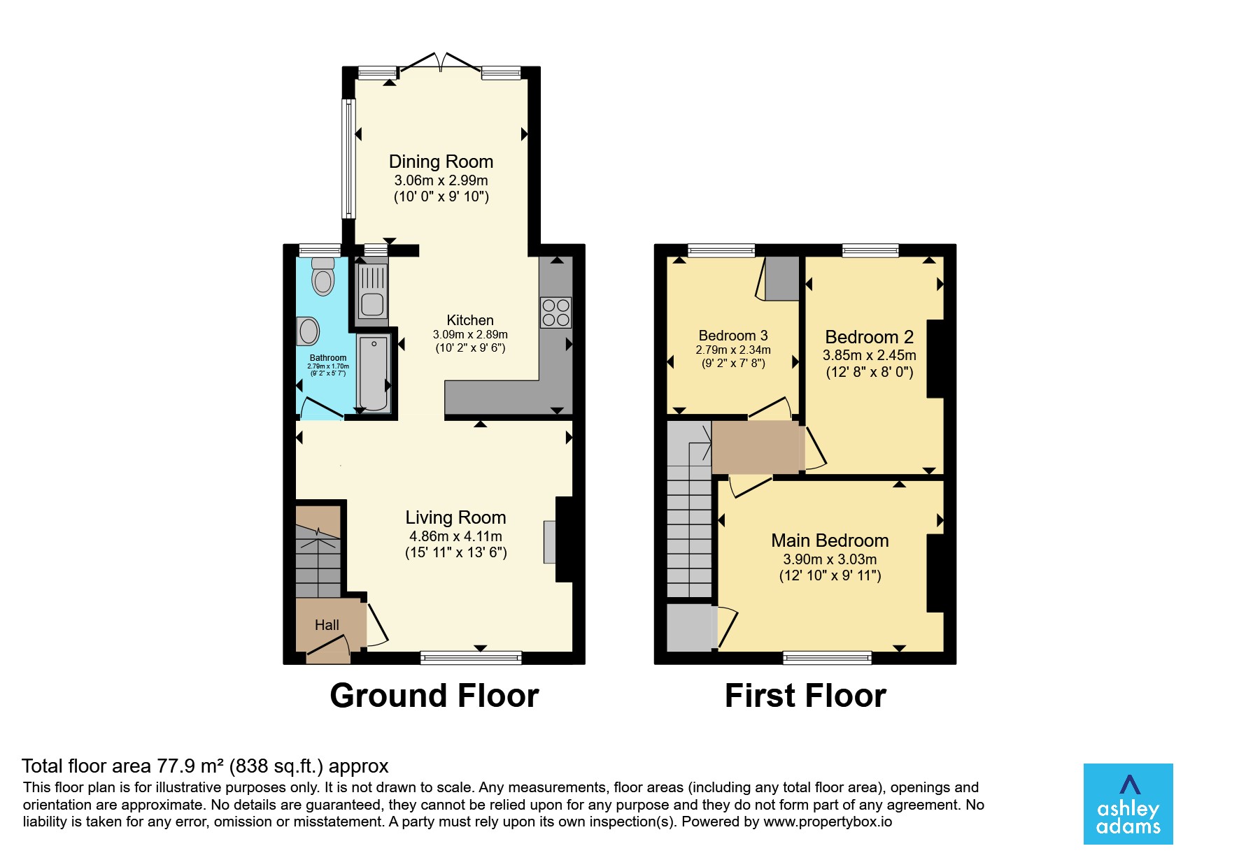 66, Eden Street, DERBY floorplan