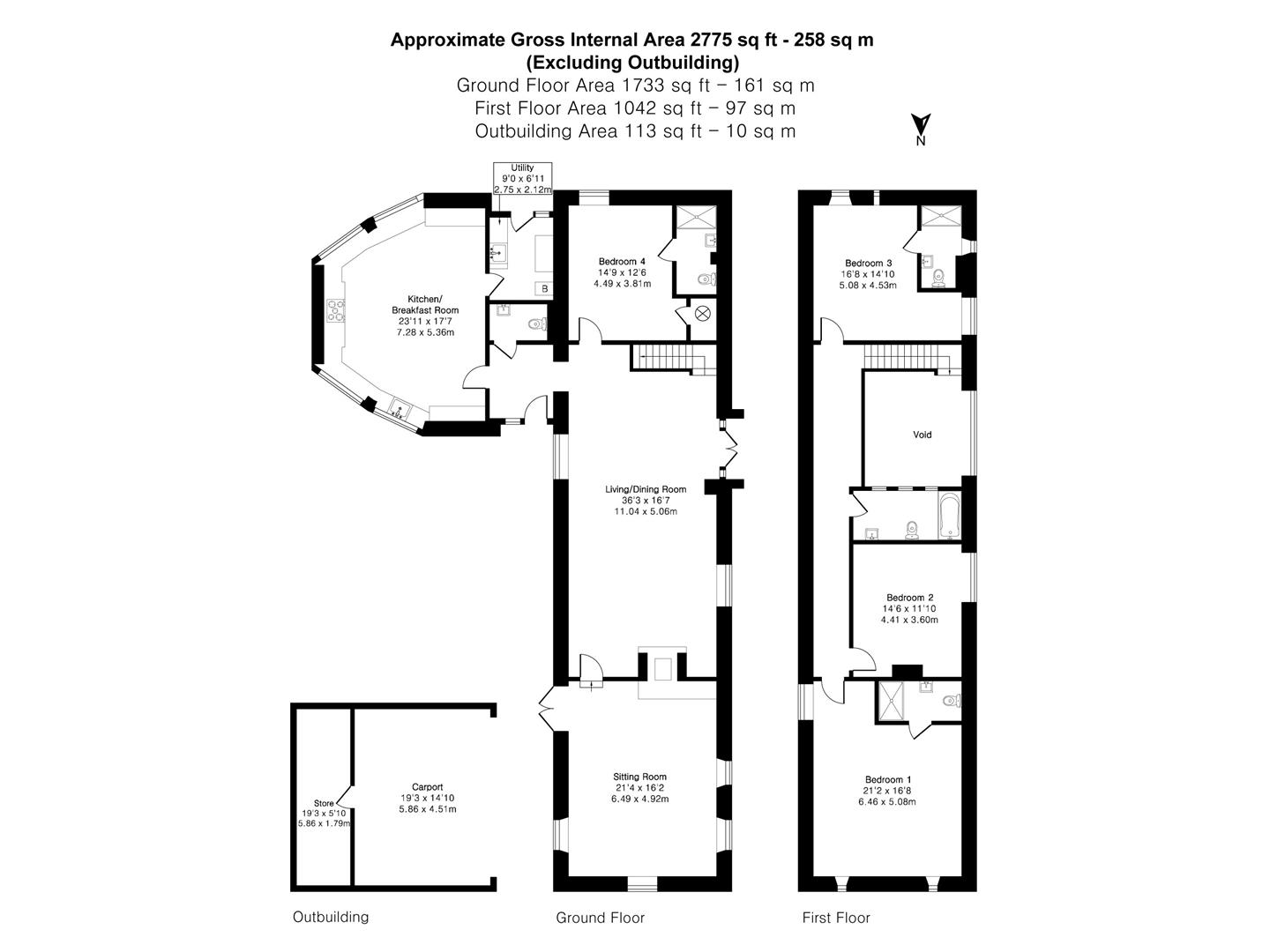 The Round House, Livaton Barns, Okehampton floorplan
