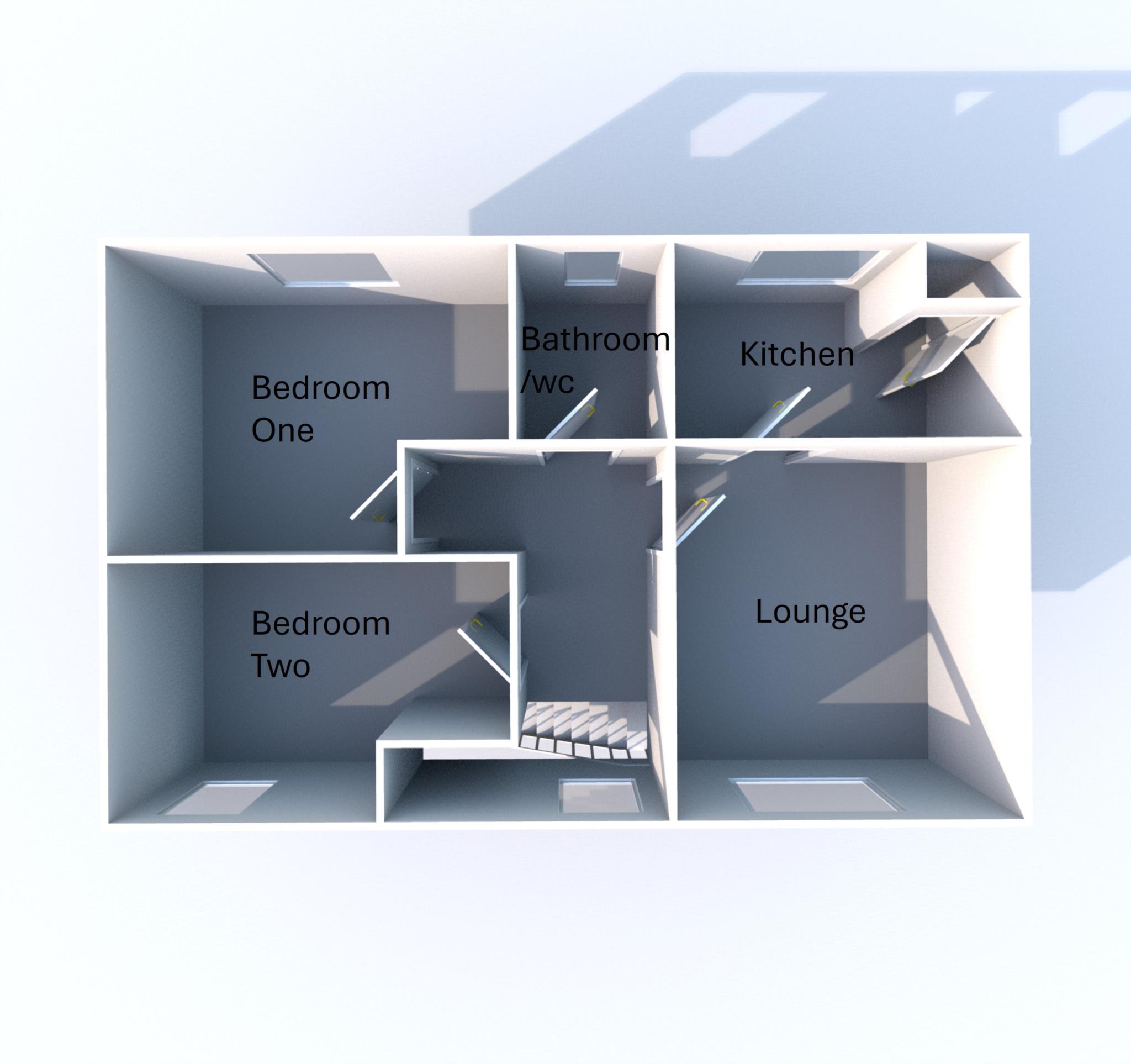 1, Turf Lane, Oldham floorplan