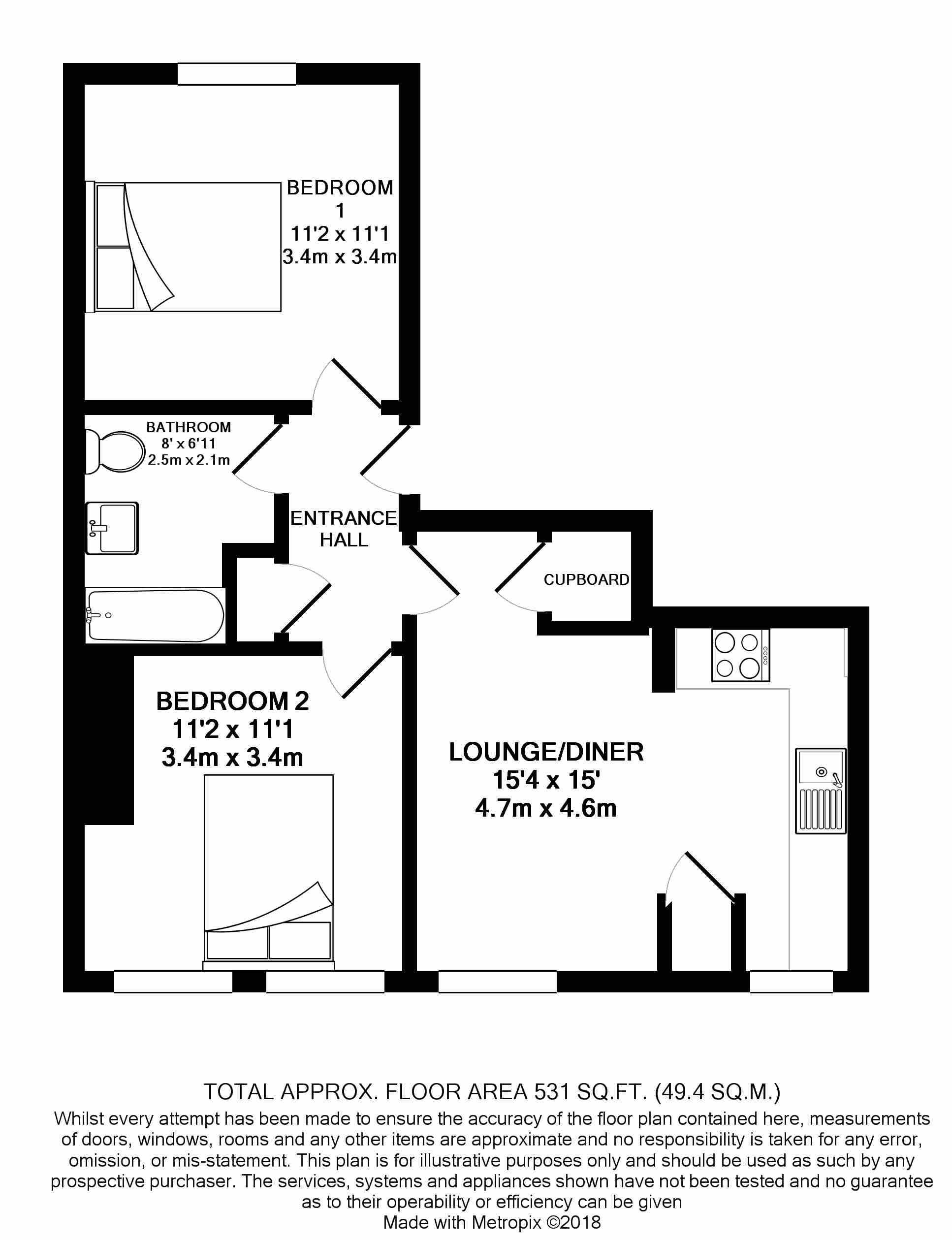 2 Bedrooms Flat for sale in London Road, East Grinstead RH19