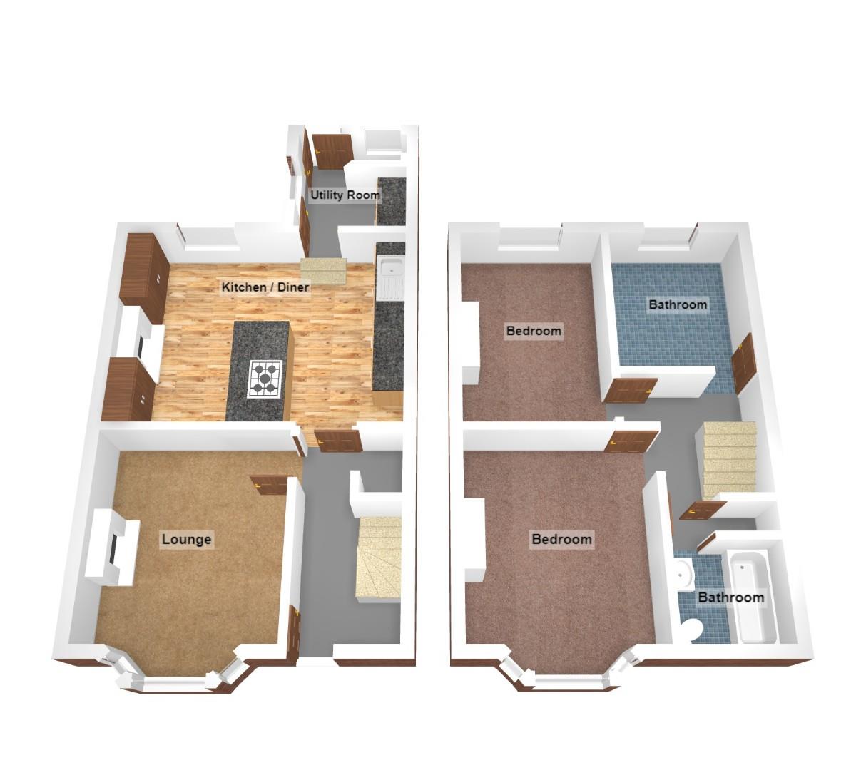 Russell Road, Fishponds, Bristol BS16, 3 bedroom end terrace house for