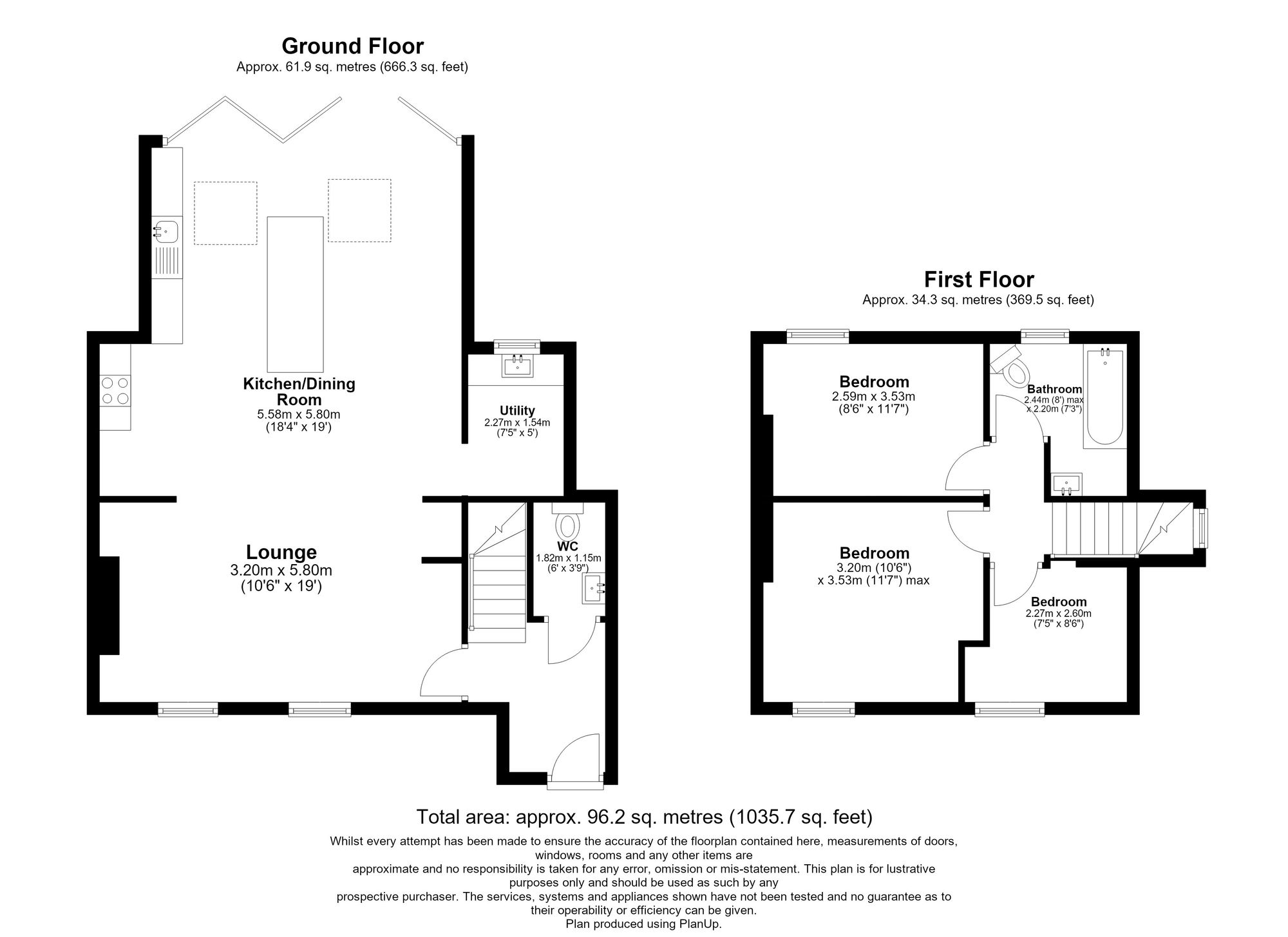 22 Kingfield Street, London floorplan