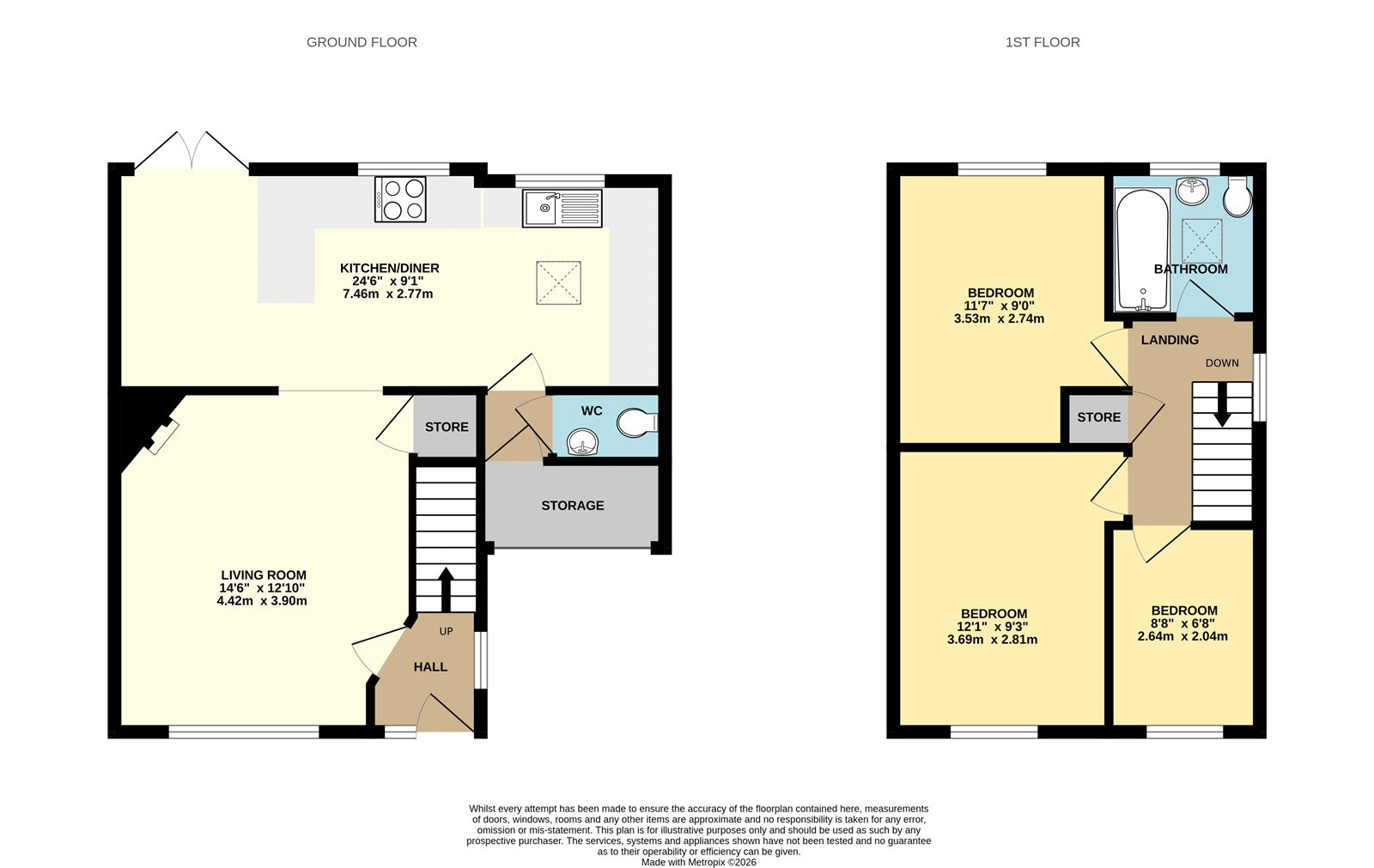 3, Ashbourne Close, Bristol floorplan