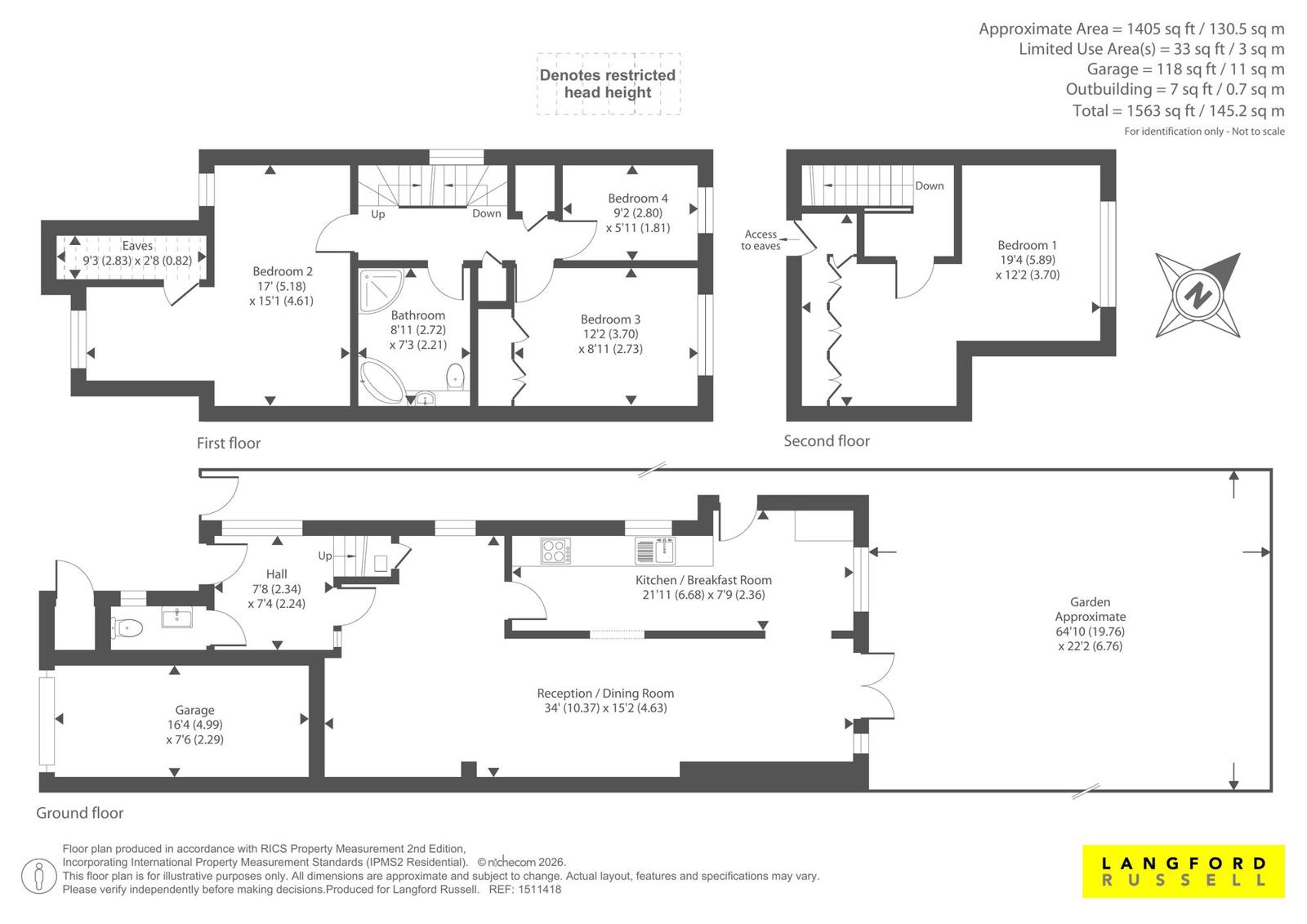 27, Rosecroft Close, Orpington floorplan