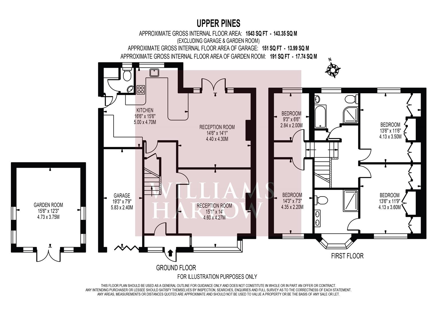 4, Upper Pines, Banstead floorplan