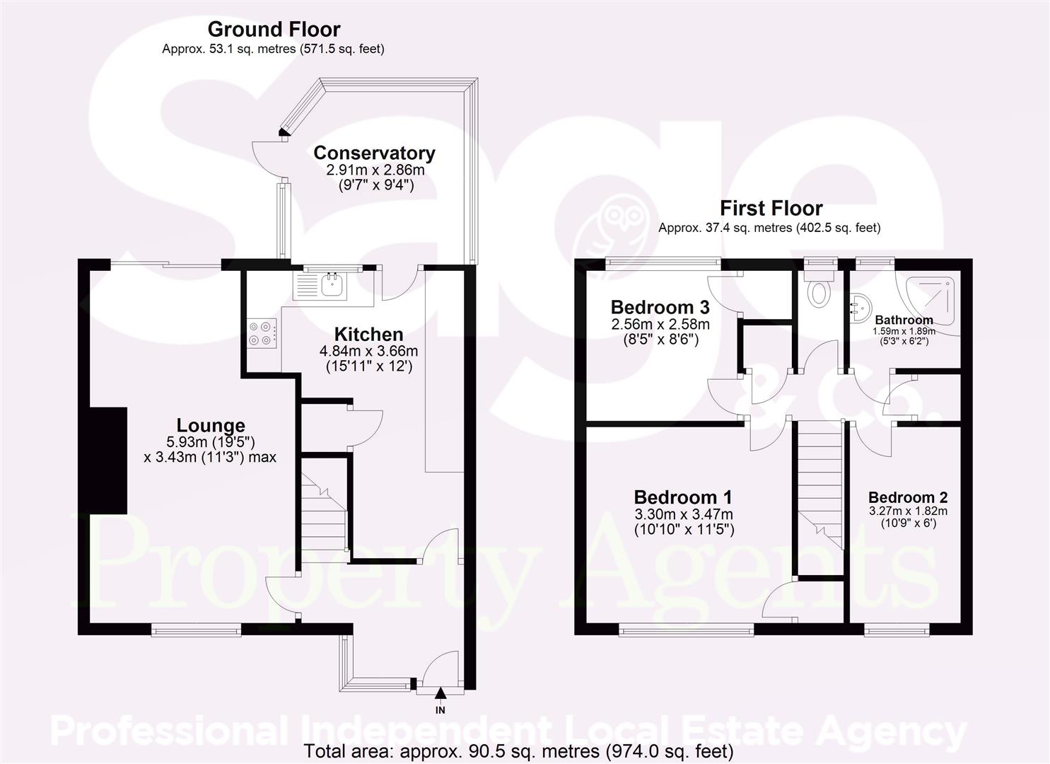 Liswerry Drive, Llanyravon, Cwmbran NP44, 3 bedroom terraced house for
