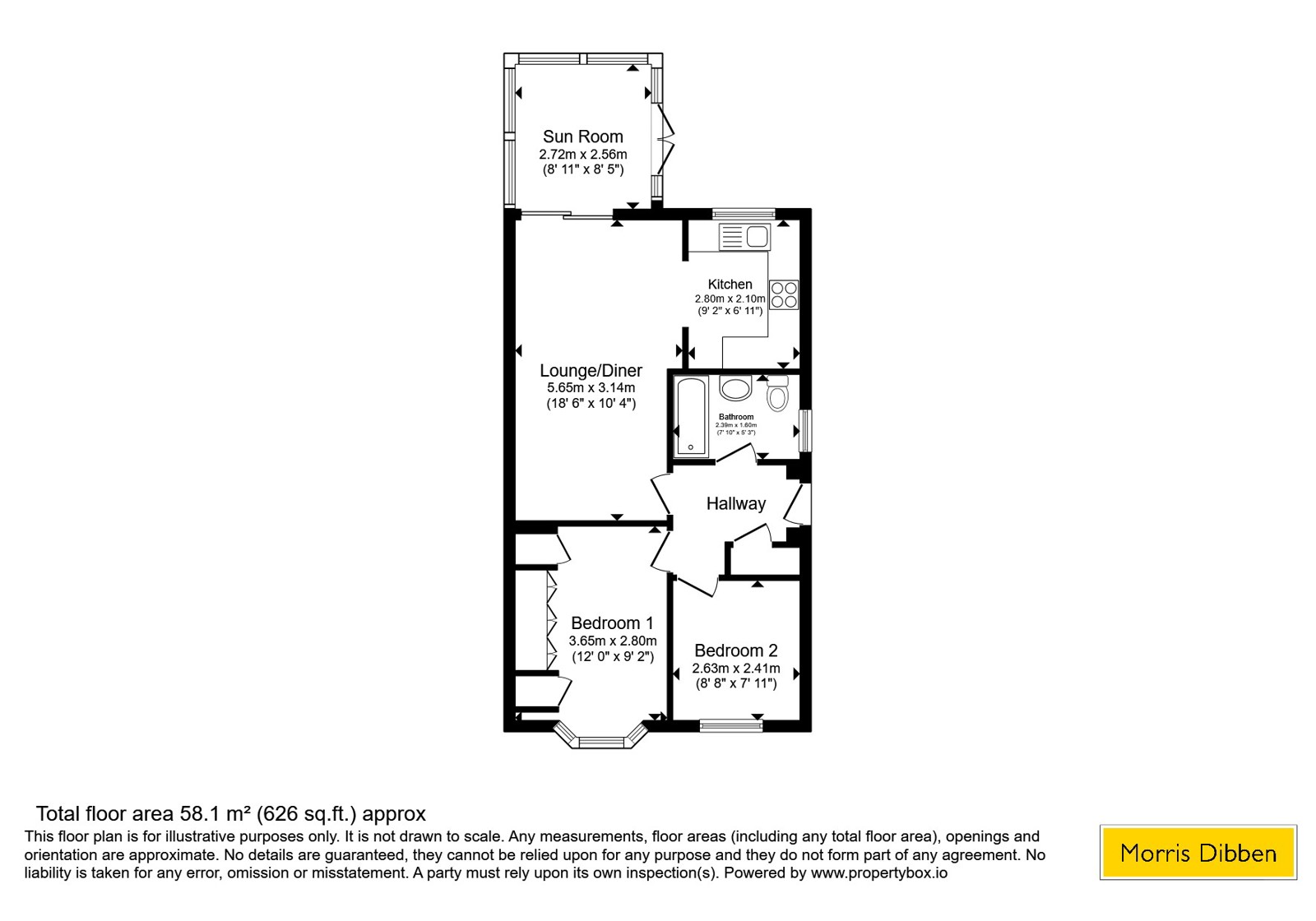 20A,, Wheatlands Avenue, Hampshire floorplan