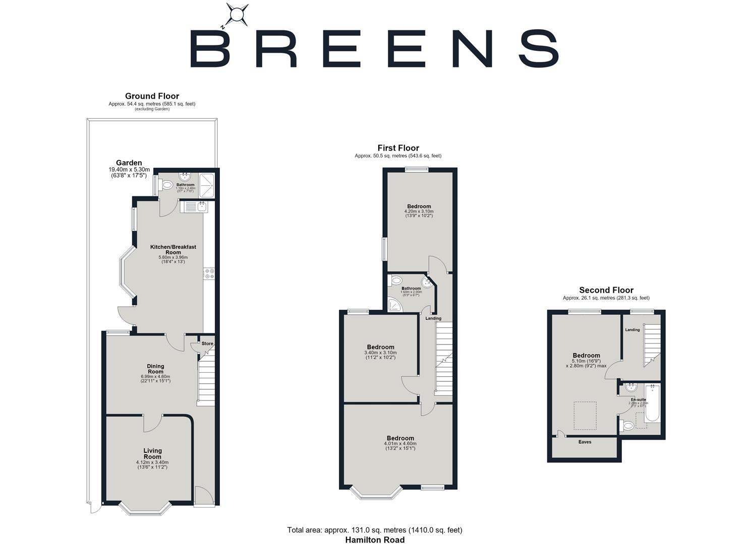 6, Hamilton Road, London floorplan