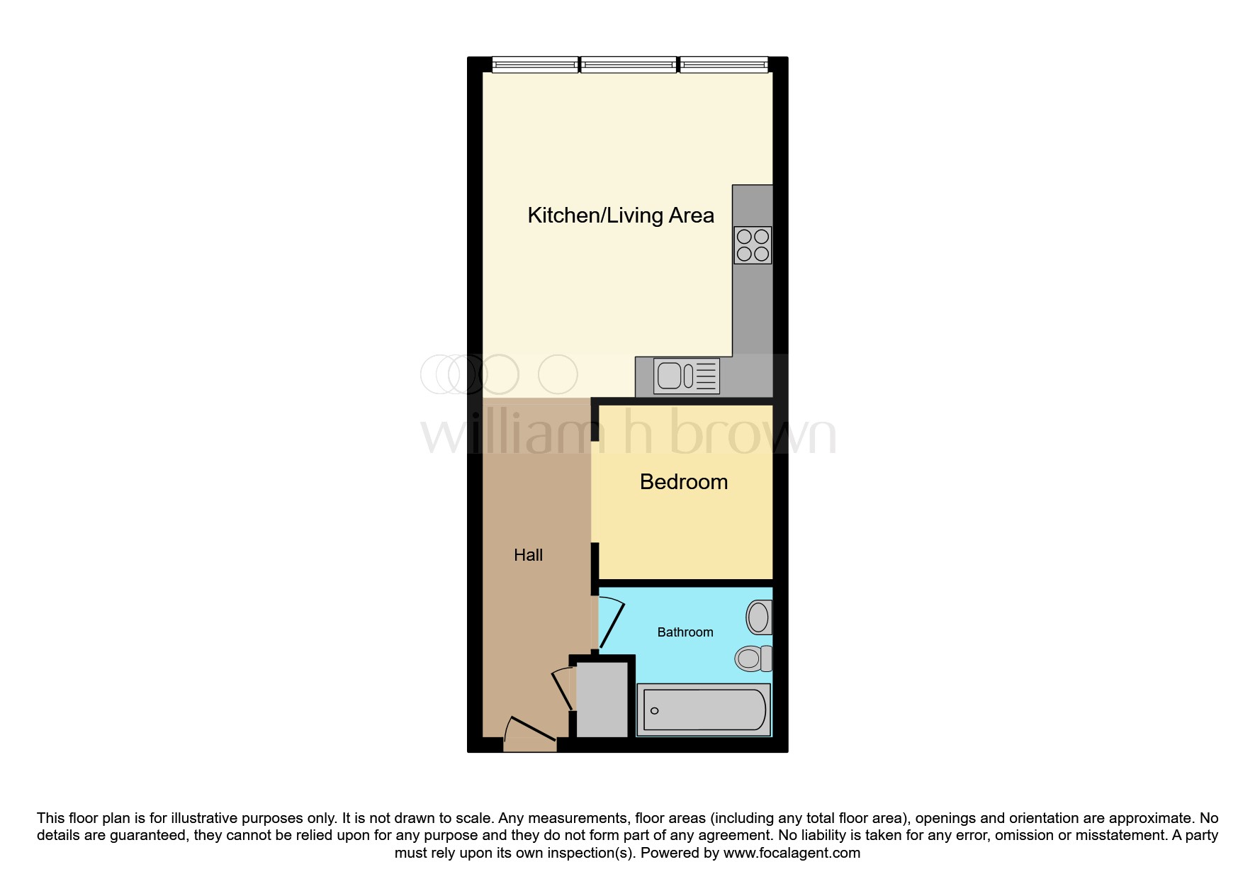 Apartment 328, Marco Island, Huntingdon Street, Nottingham floorplan