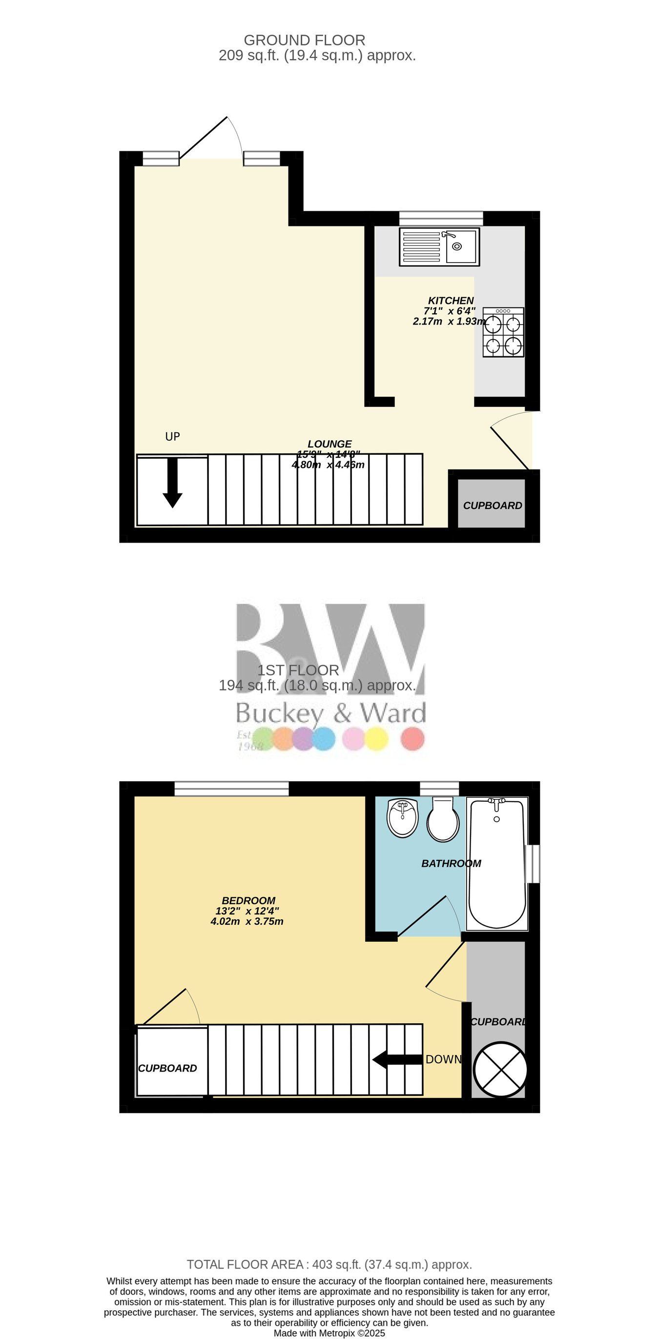 168, Beauvoir Drive, SITTINGBOURNE floorplan