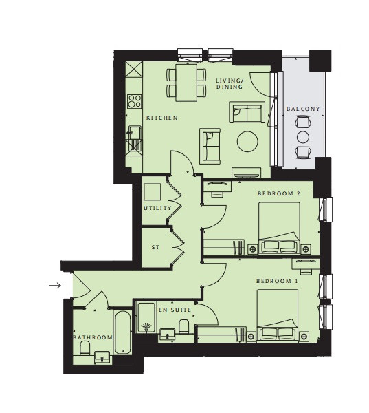 65, Alder Point, London floorplan