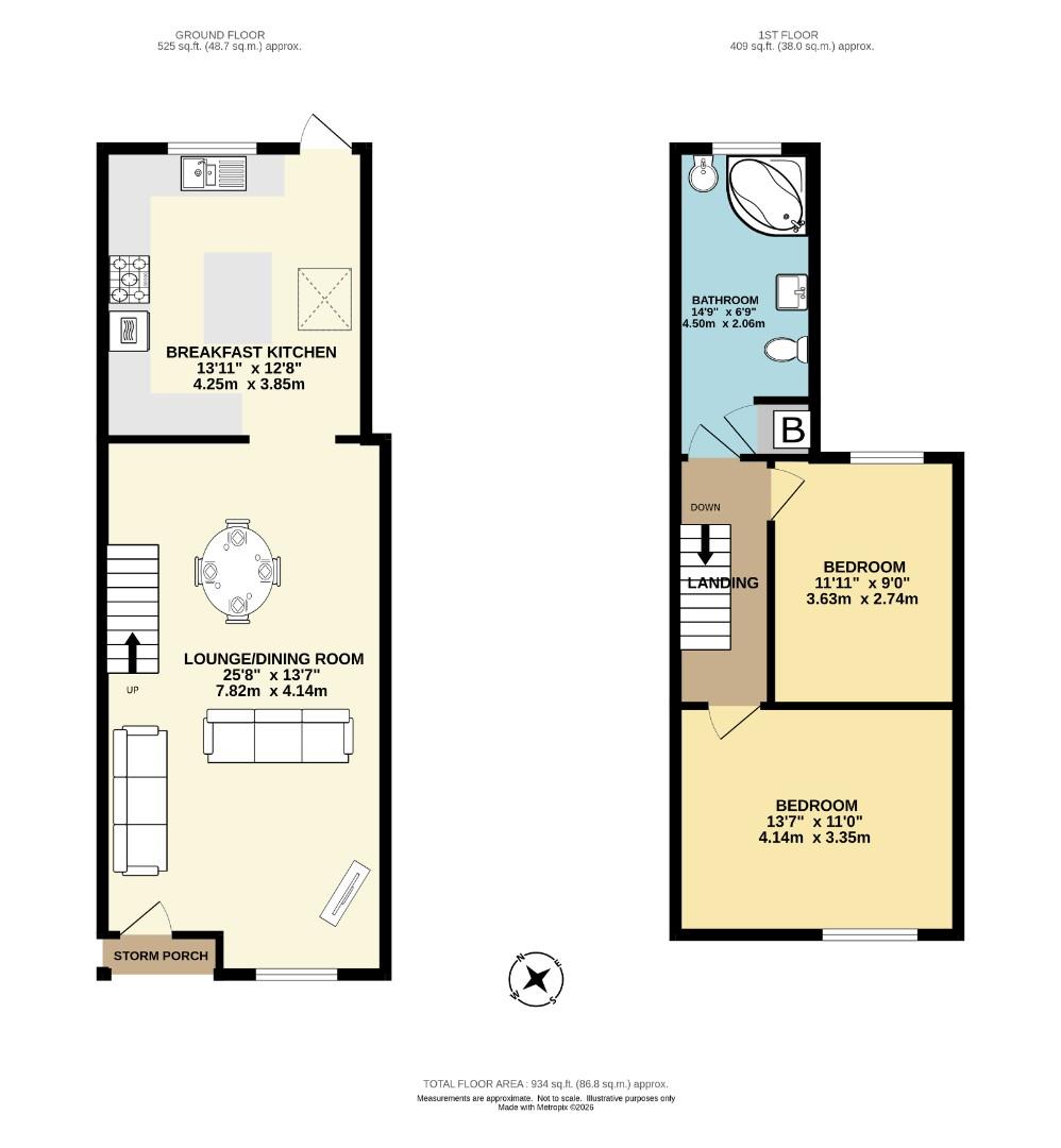 28, Lidgate Grove, Didsbury floorplan