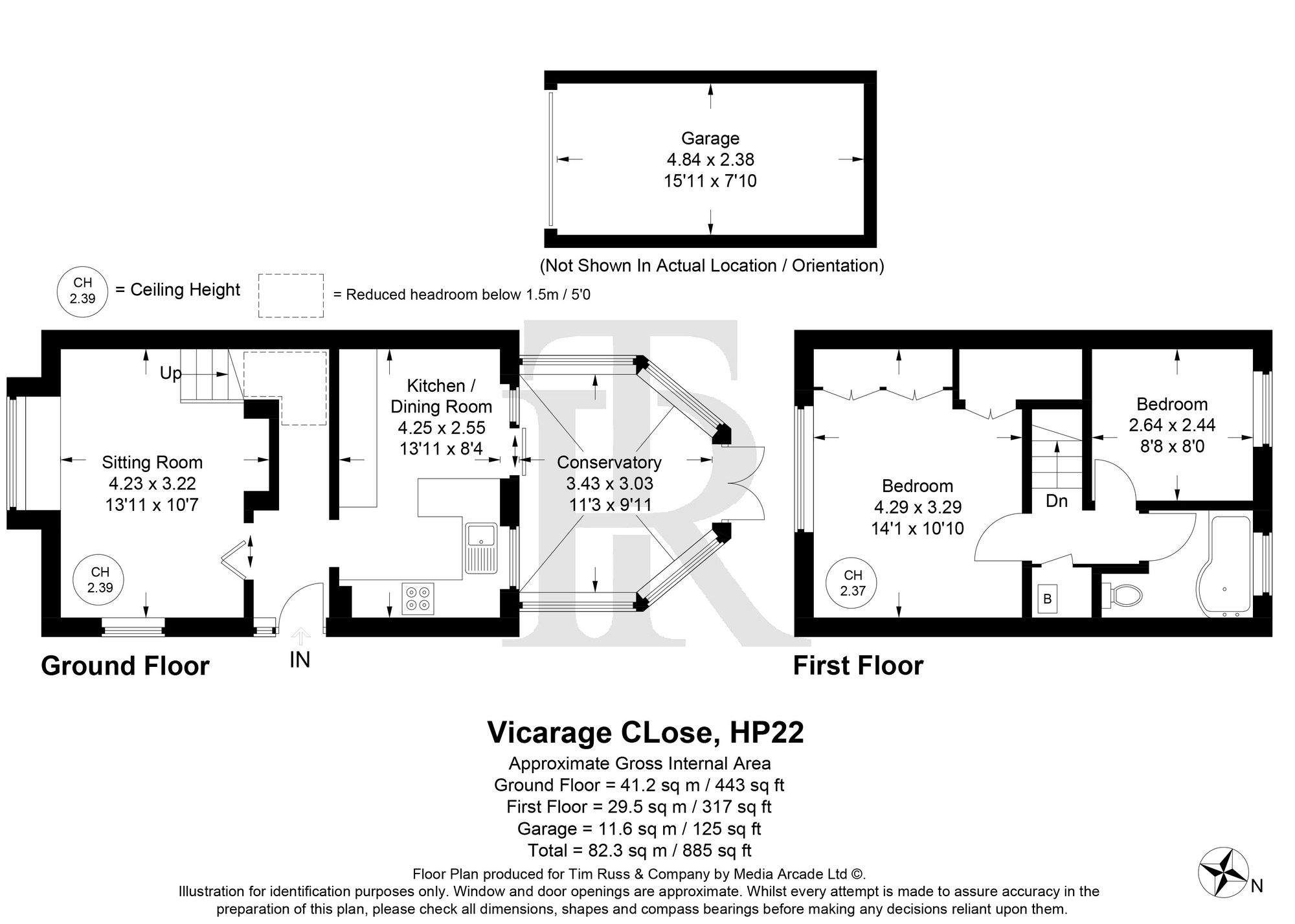 12 Vicarage Close, Aylesbury floorplan