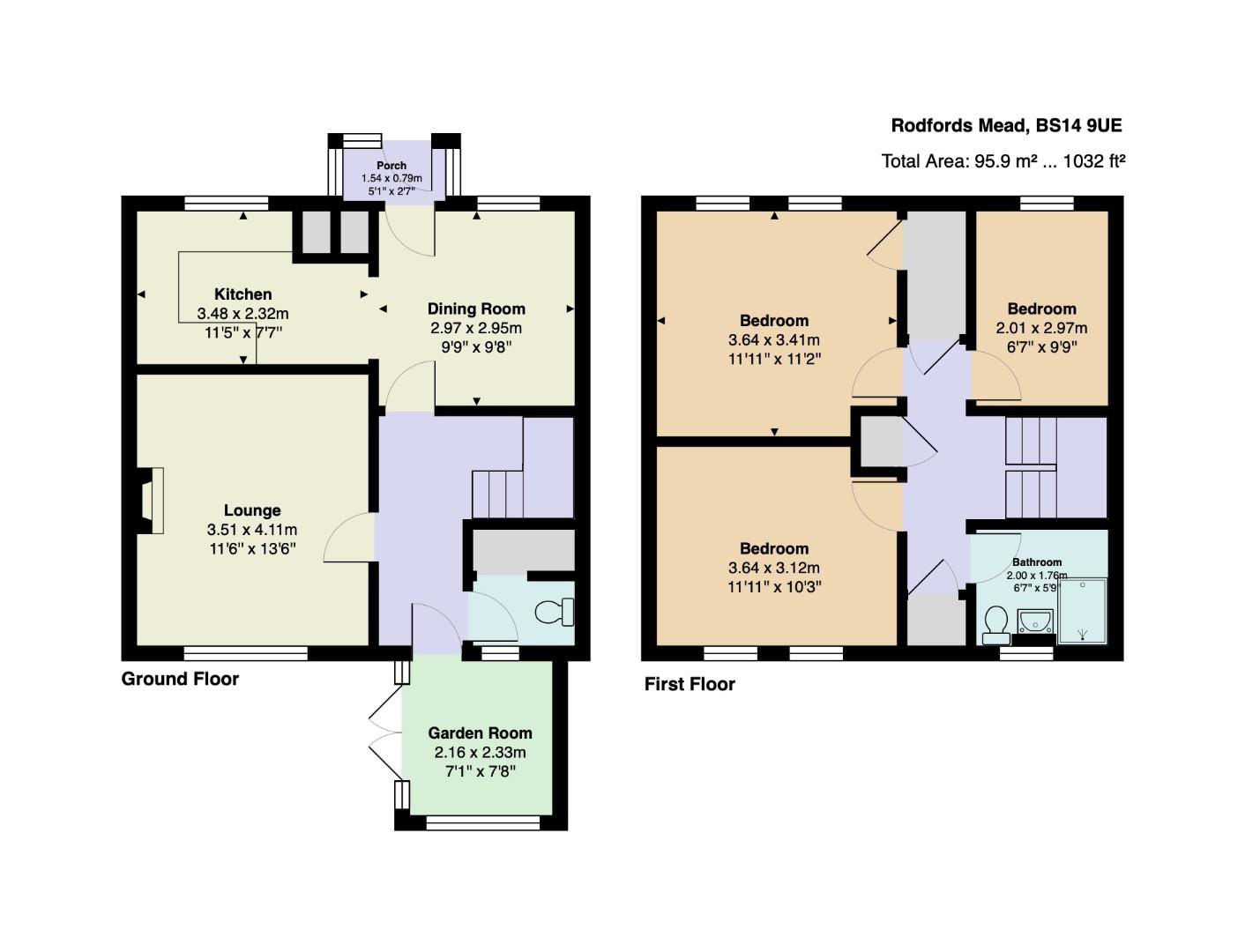 29, Rodfords Mead, Bristol floorplan