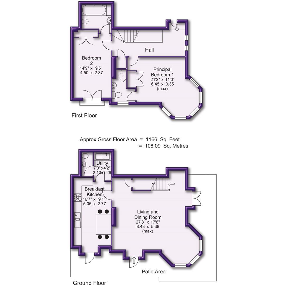 Apartment 2, Northwold House, Dorset Road, Altrincham floorplan
