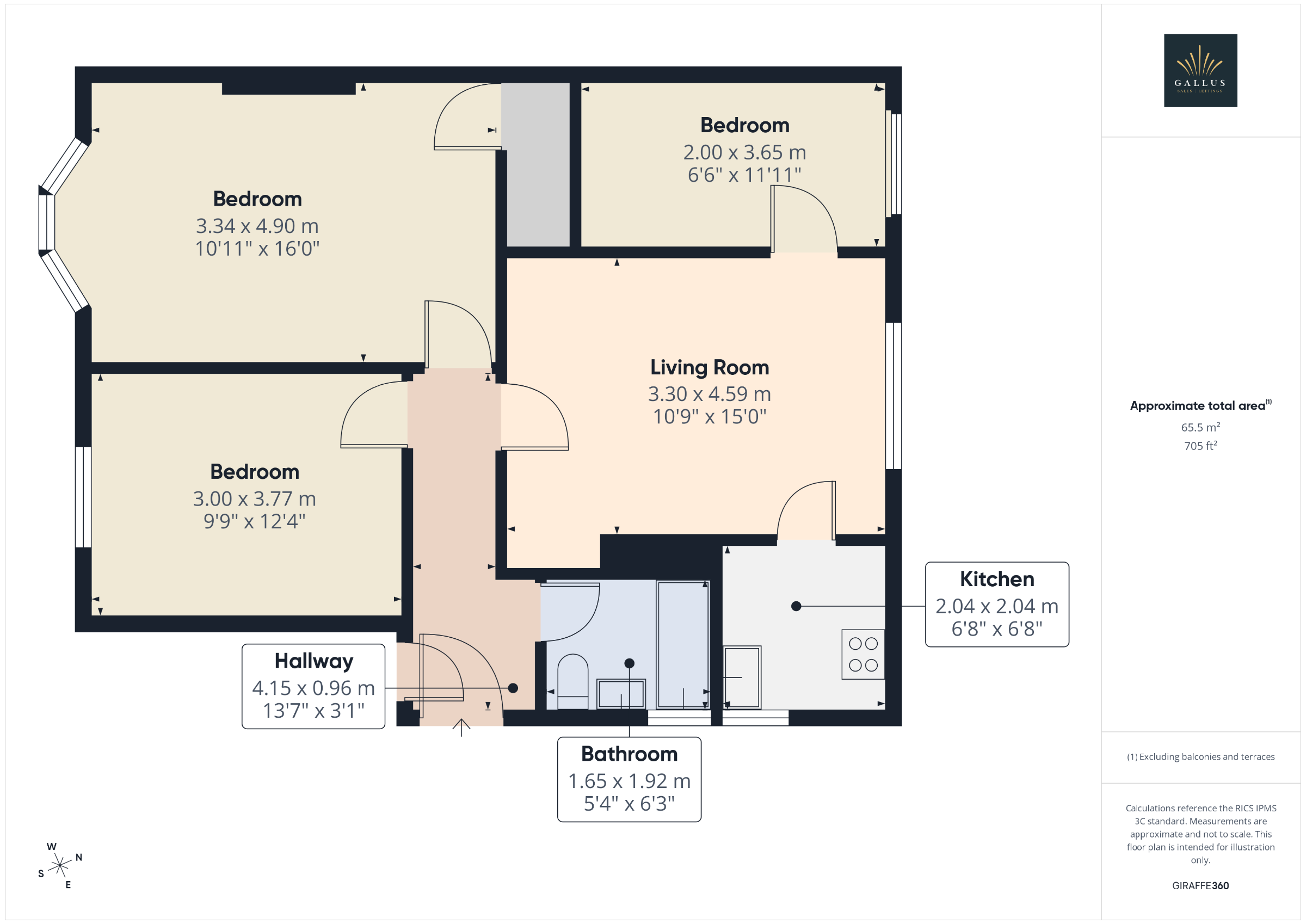 238 Talla Road, Glasgow floorplan