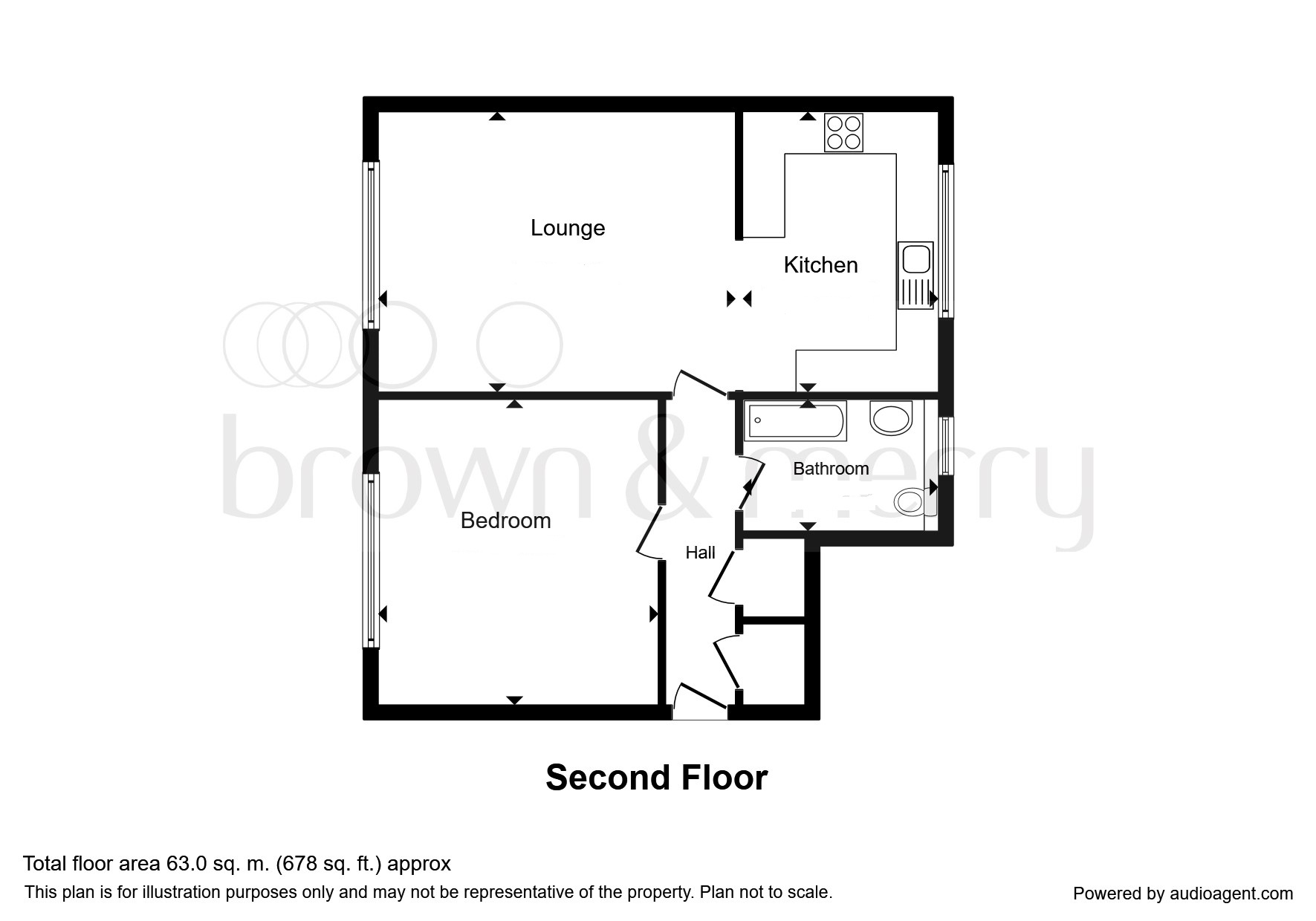 1 Bedrooms Flat for sale in The Four Tubs, Bushey WD23