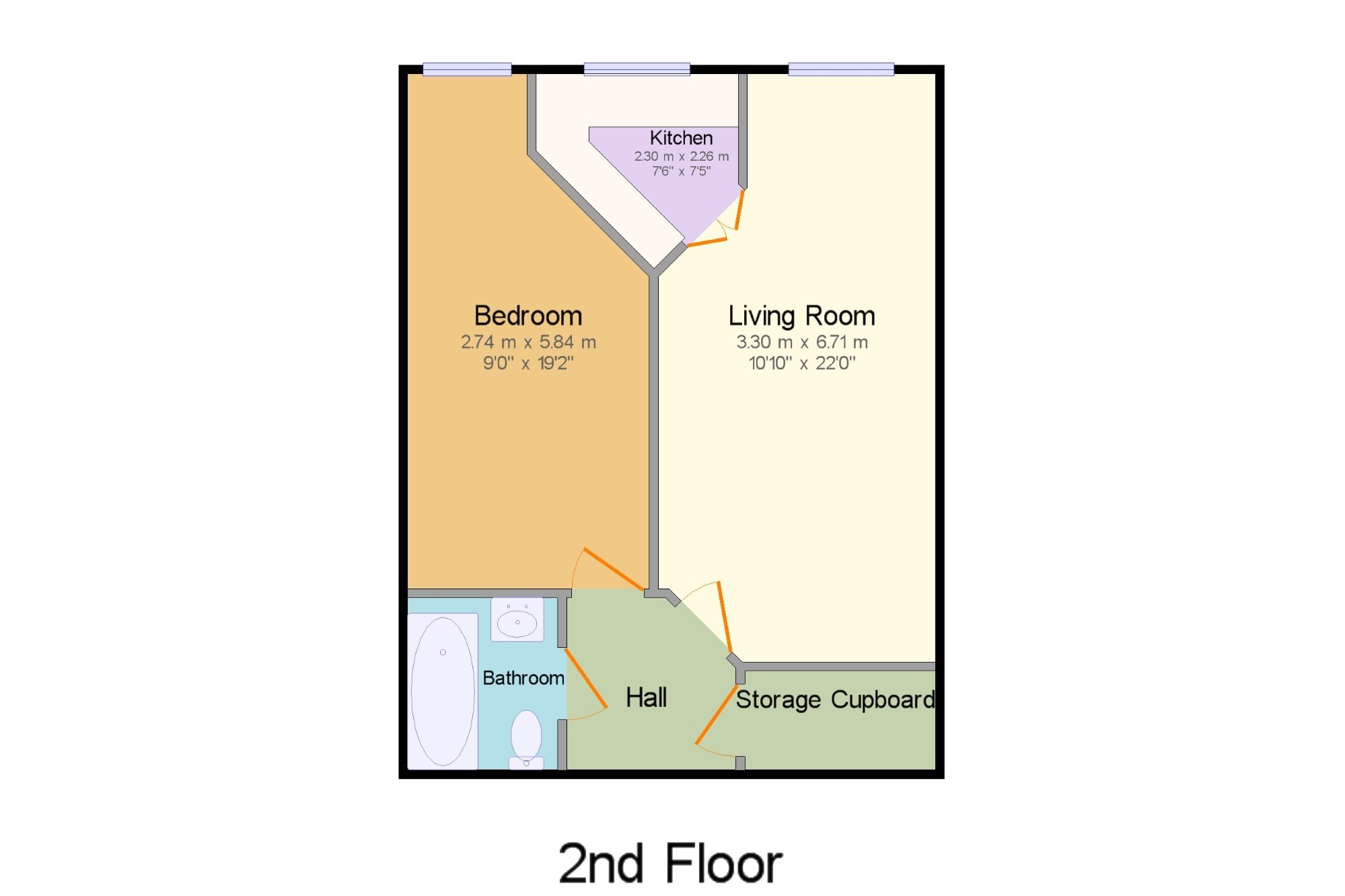 1 Bedrooms Flat to rent in Croydon Road, Caterham CR3