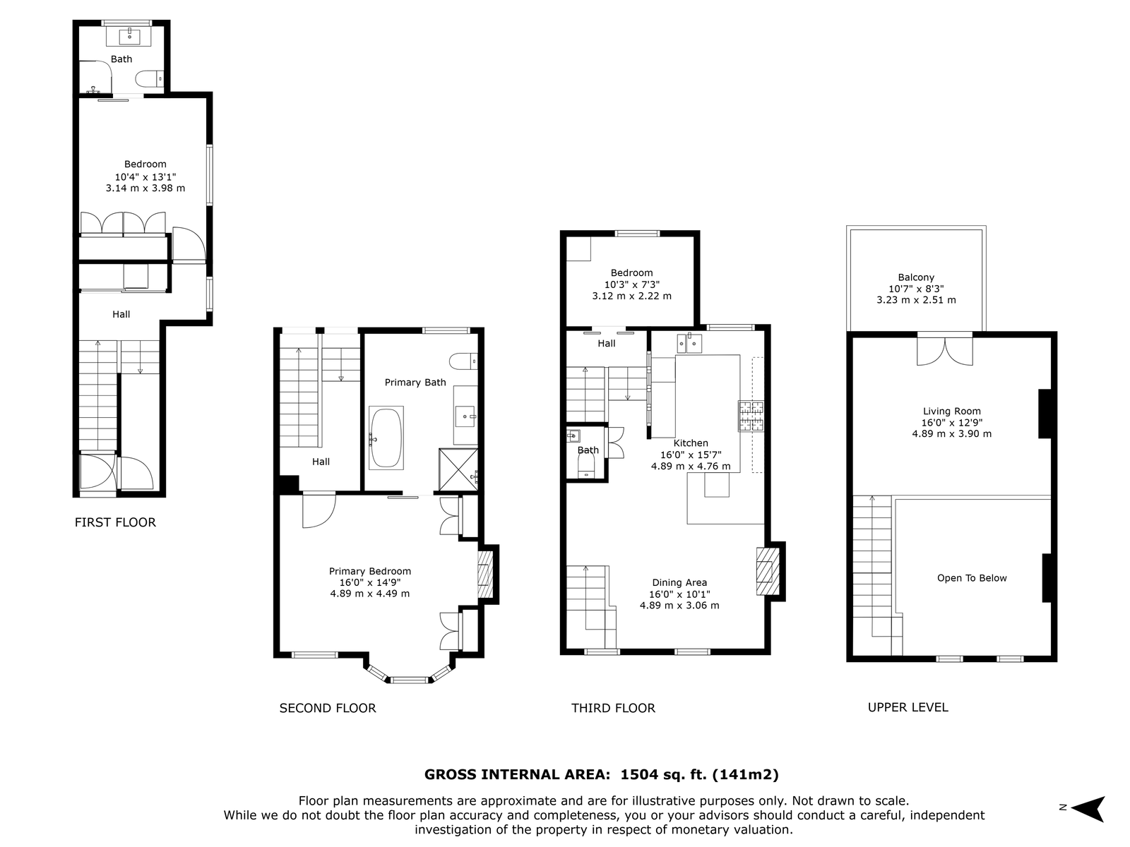 5,Triplex Flat, Macfarlane Road, London floorplan