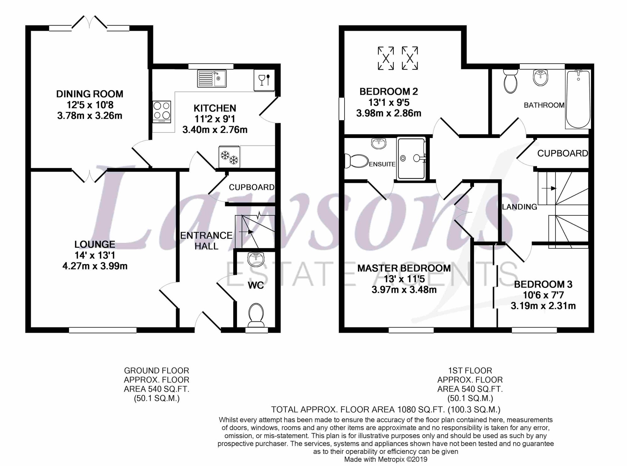 4 Redberry Way, Bury St. Edmunds floorplan