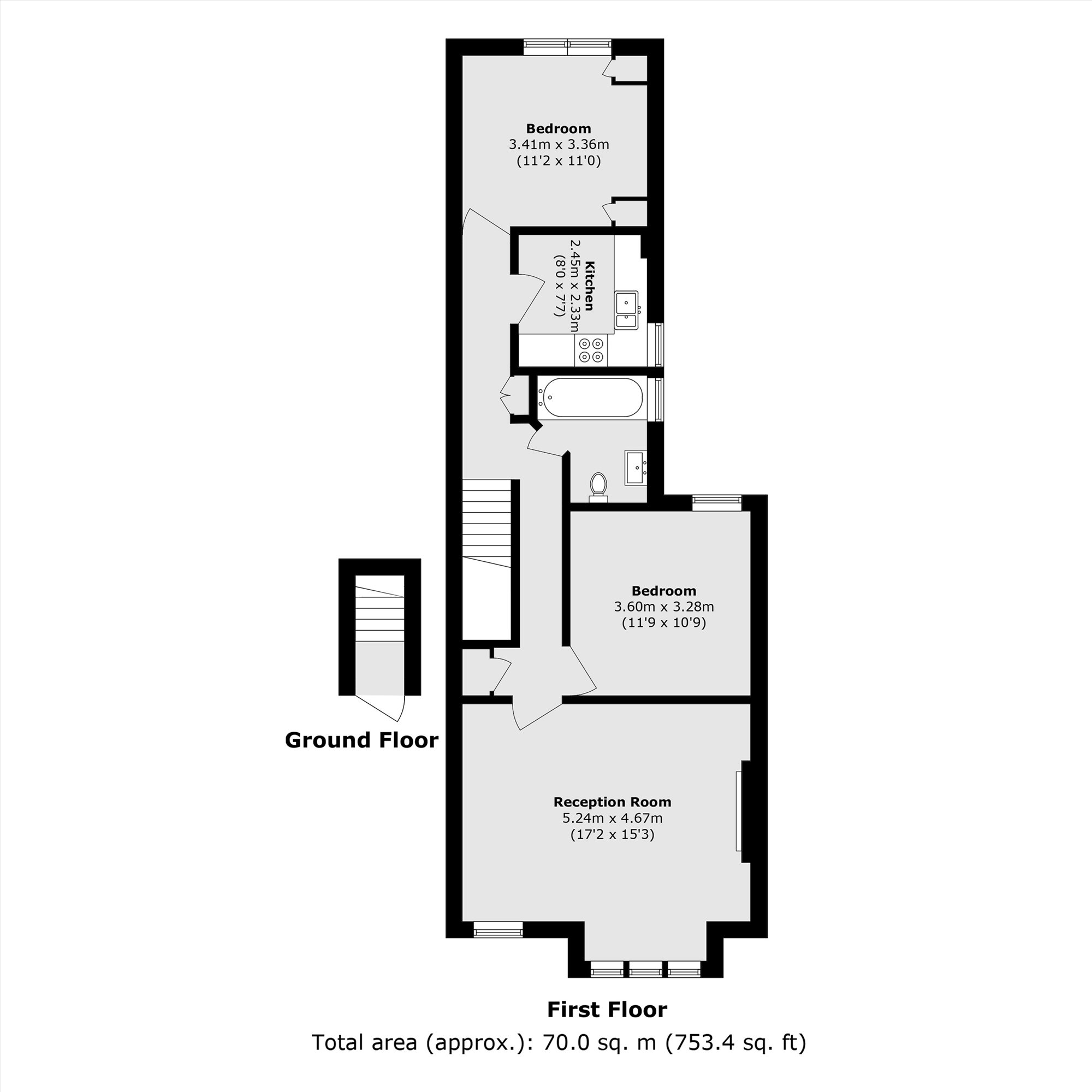 Salford Road, London floorplan