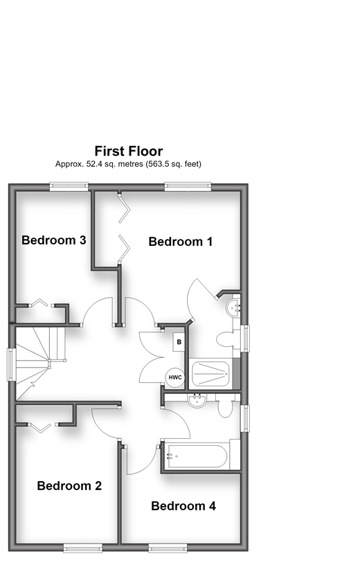 Sharps Field, Headcorn floorplan