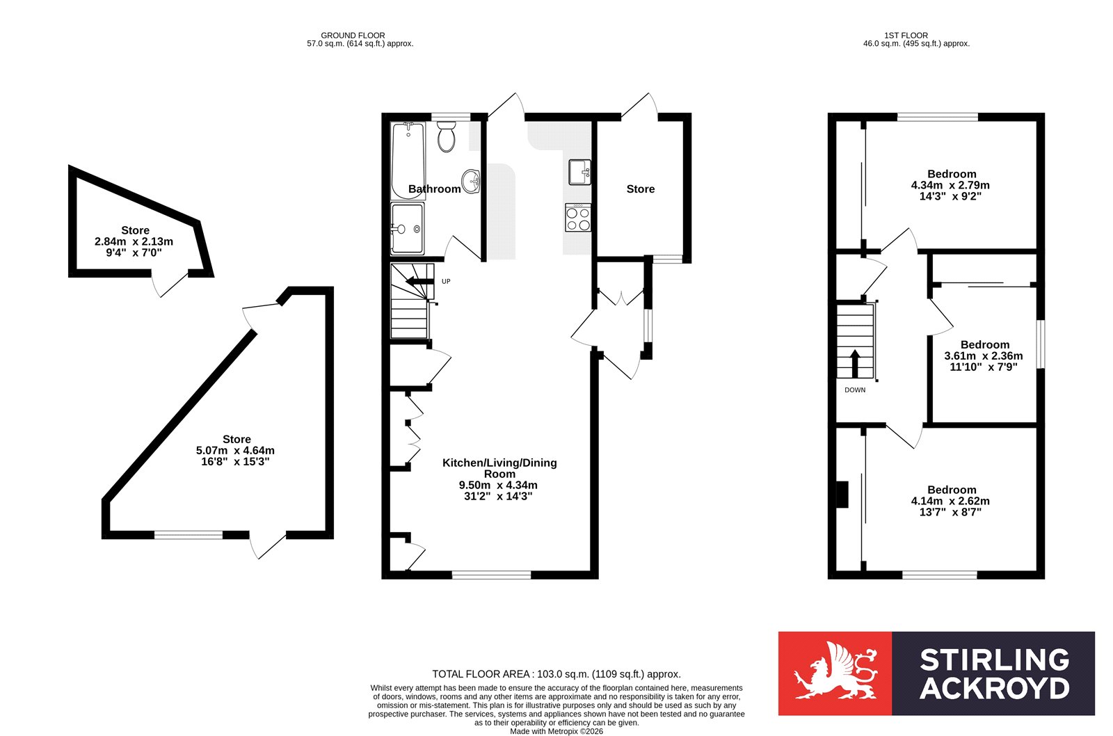 3, The Lane, Surrey floorplan