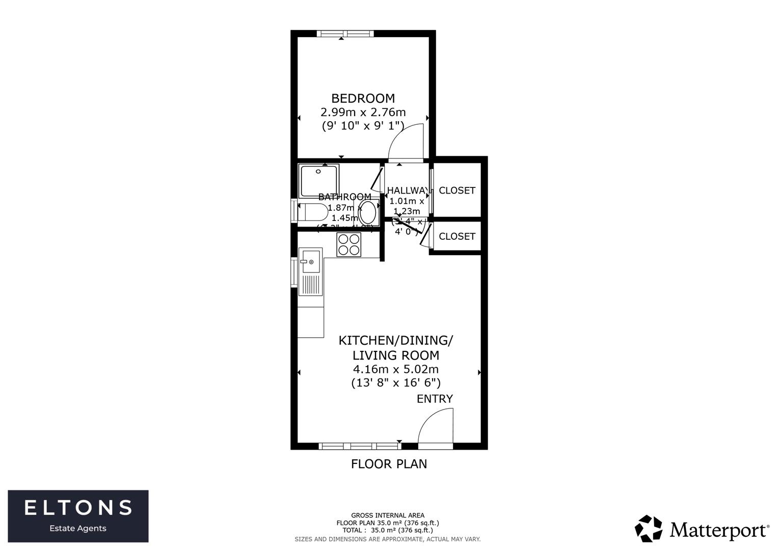 92, Manor Fields, Horsham floorplan