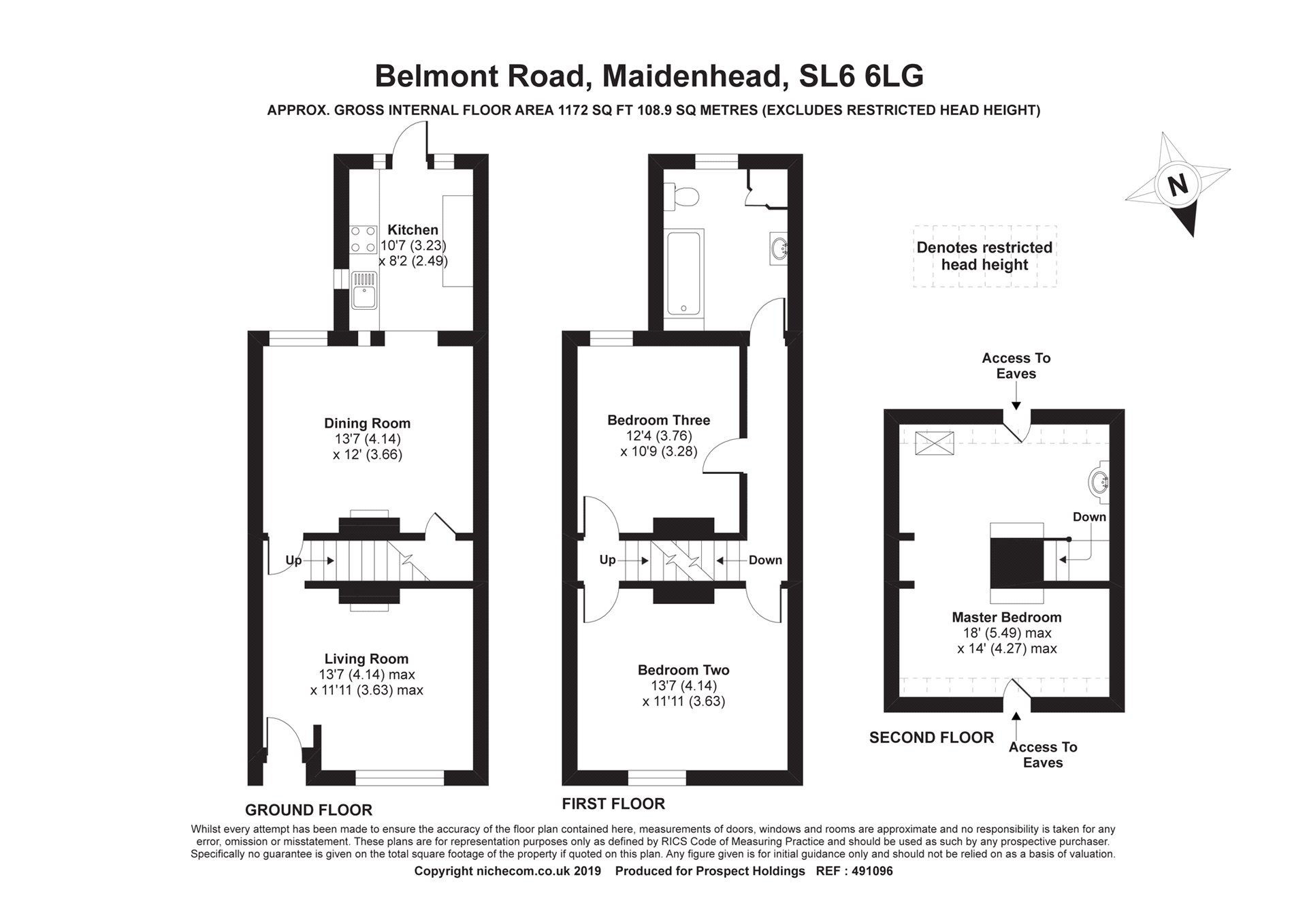2 Bedrooms Terraced house to rent in Belmont Road, Maidenhead, Berkshire SL6