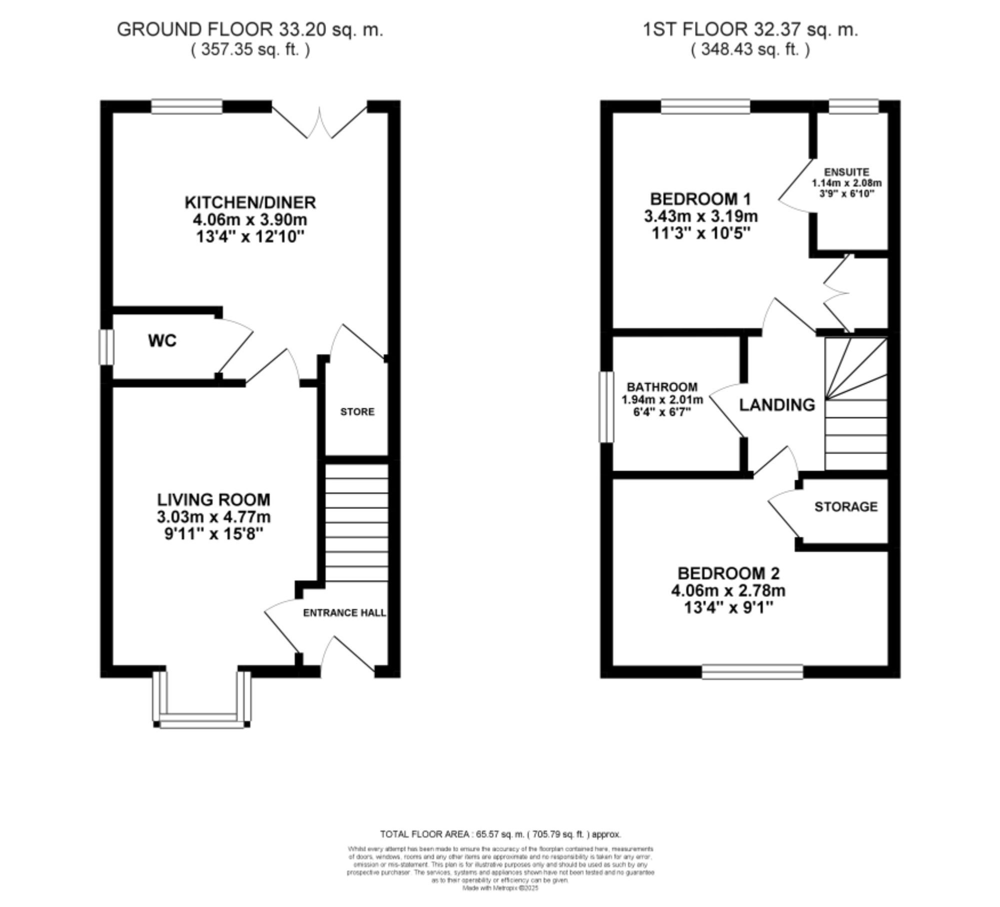 Skylark Row, Baldwins Gate, ST5 floorplan