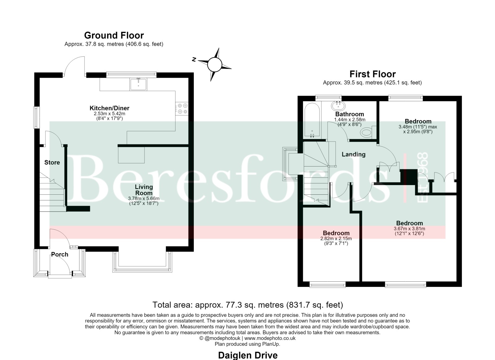 4, Daiglen Drive, Essex floorplan