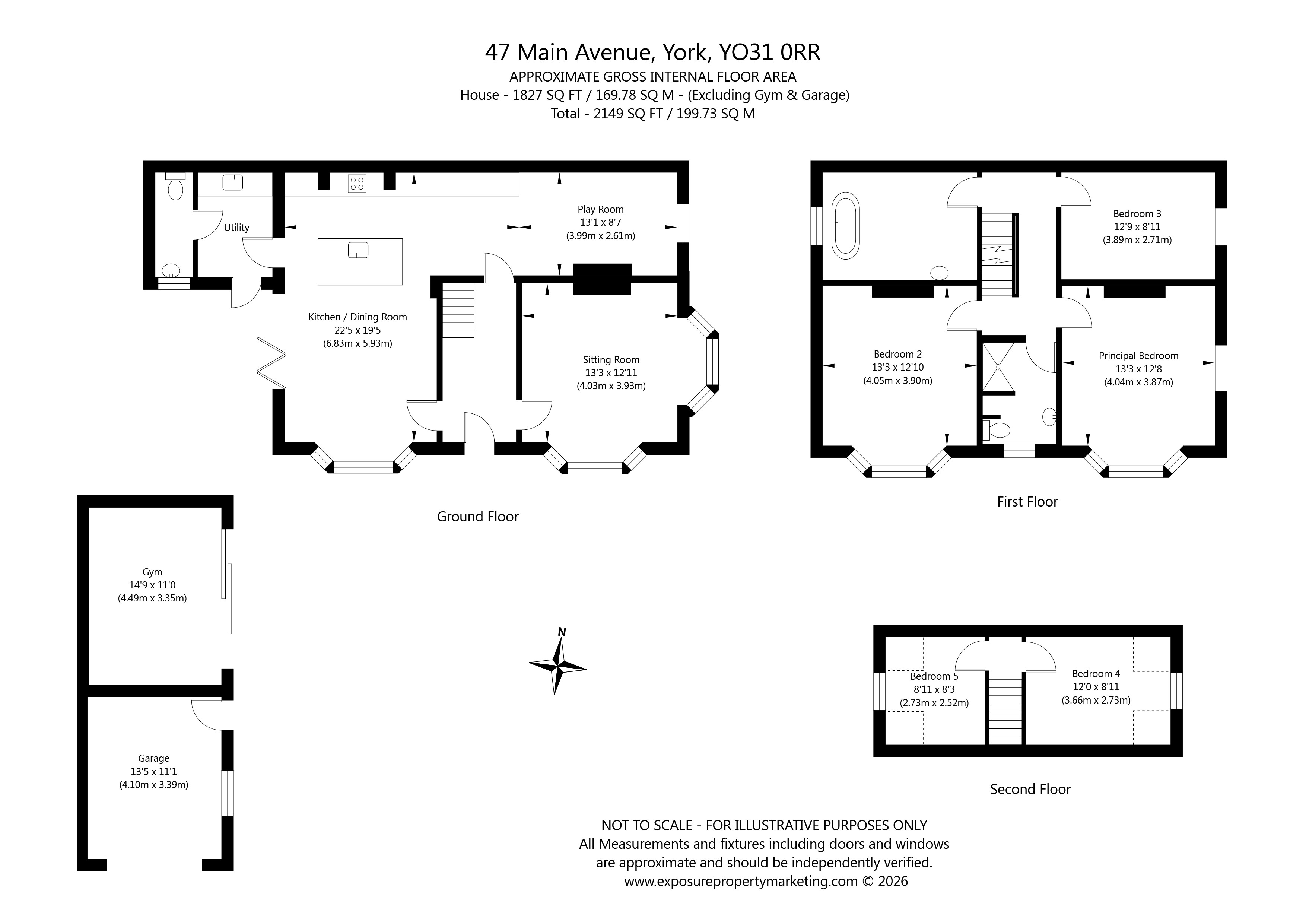 47, Main Avenue, North Yorkshire floorplan