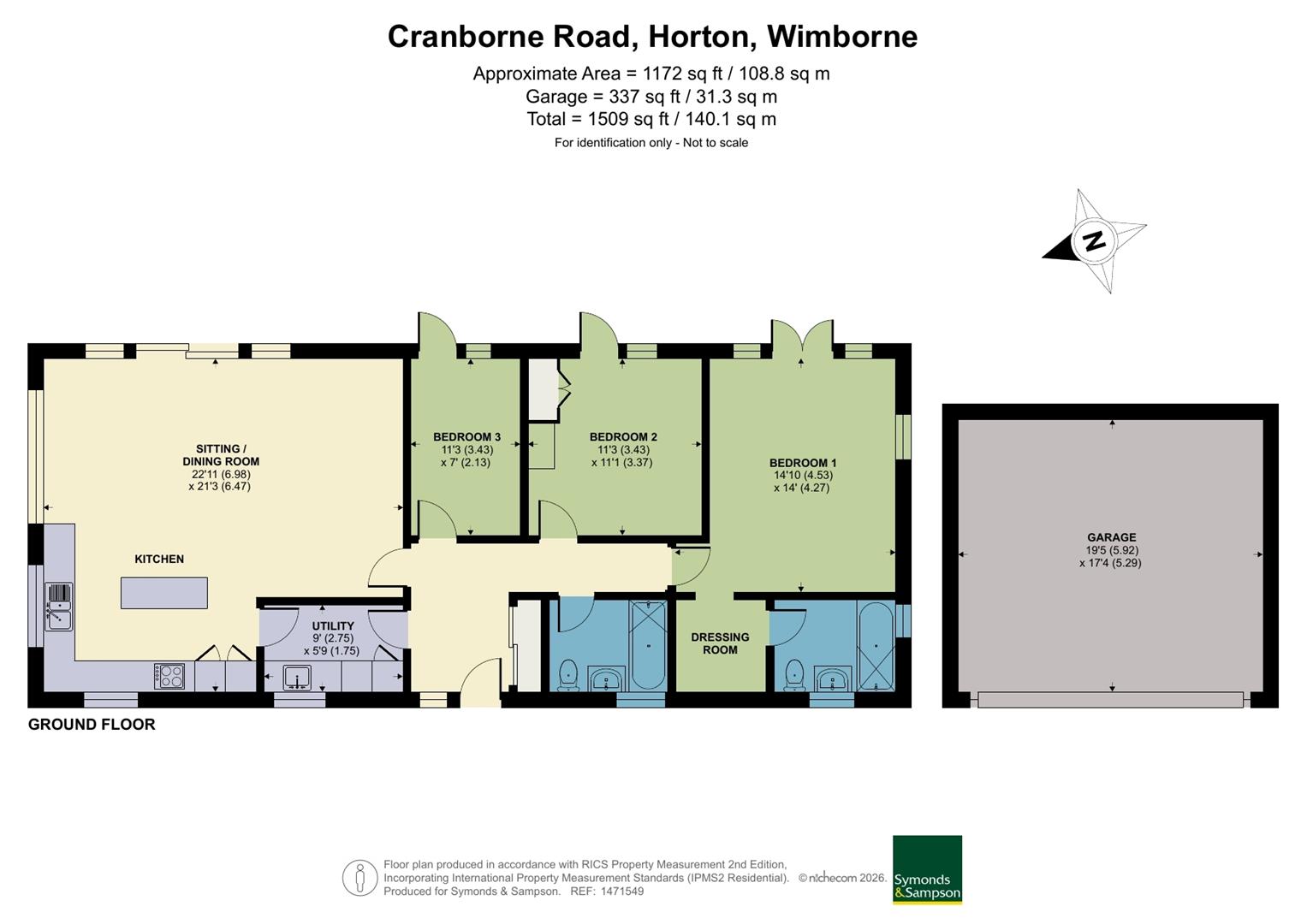 Field View, Cranborne Road, Wimborne floorplan