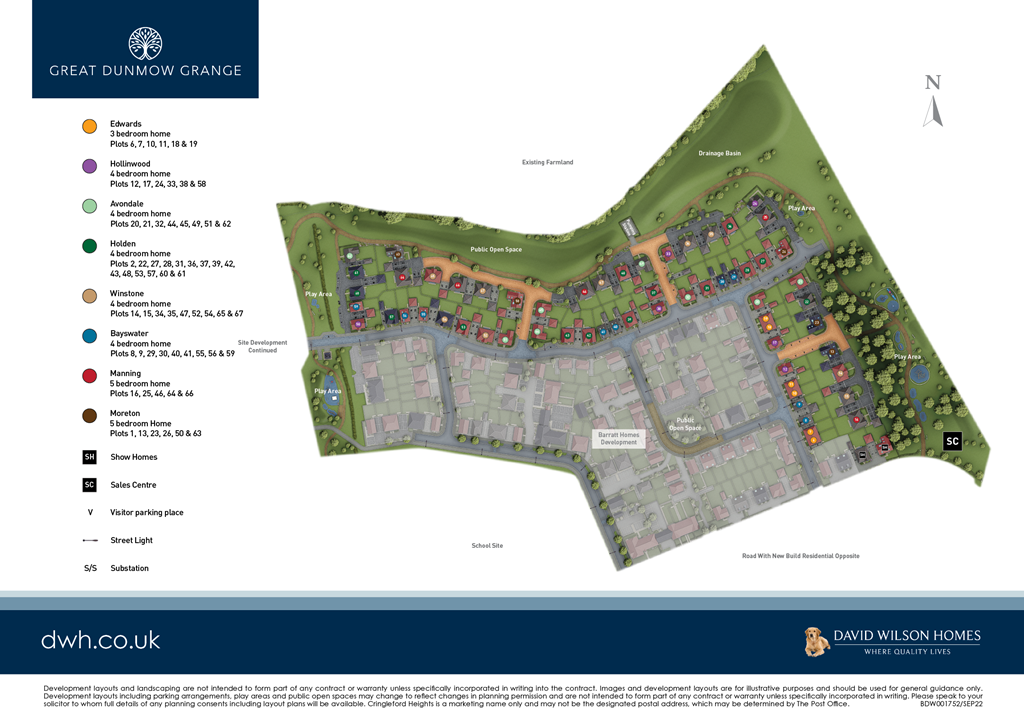 "Edwards" at Blackwater Drive, Dunmow CM6, 3 bedroom semidetached