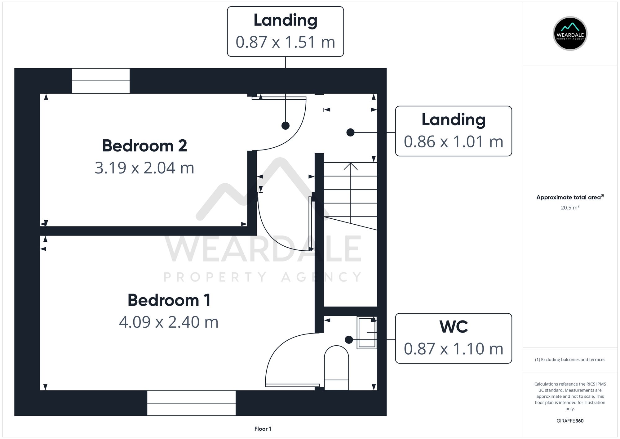 Rose Cottage, Bishop Auckland floorplan
