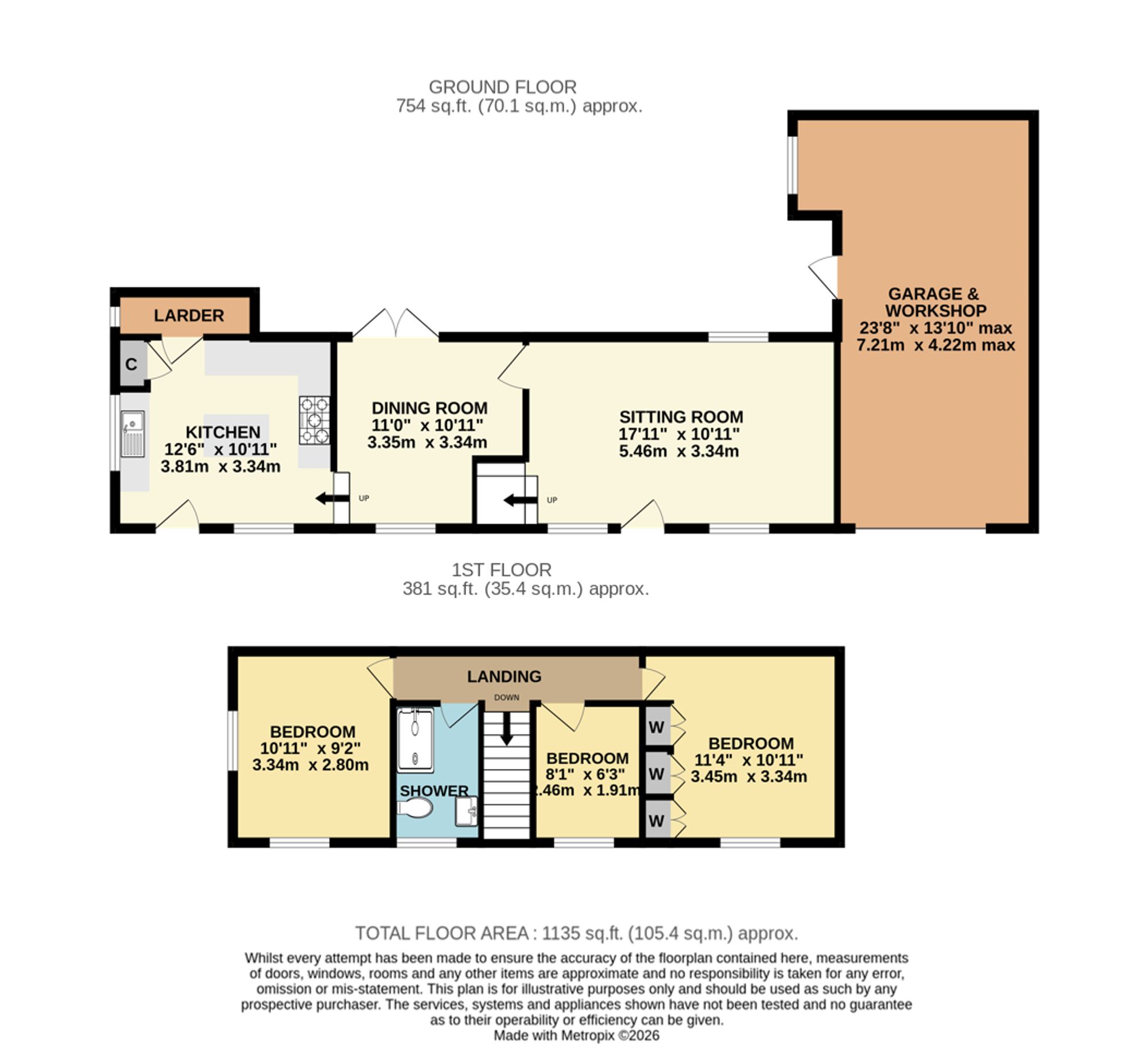 Blacksmiths Cottage 2 High Street, Southampton floorplan