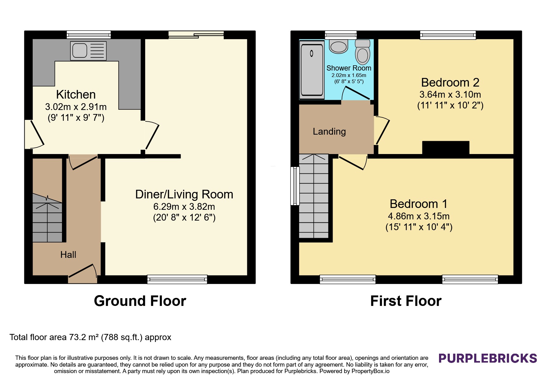 89, Daw Royds, Huddersfield floorplan