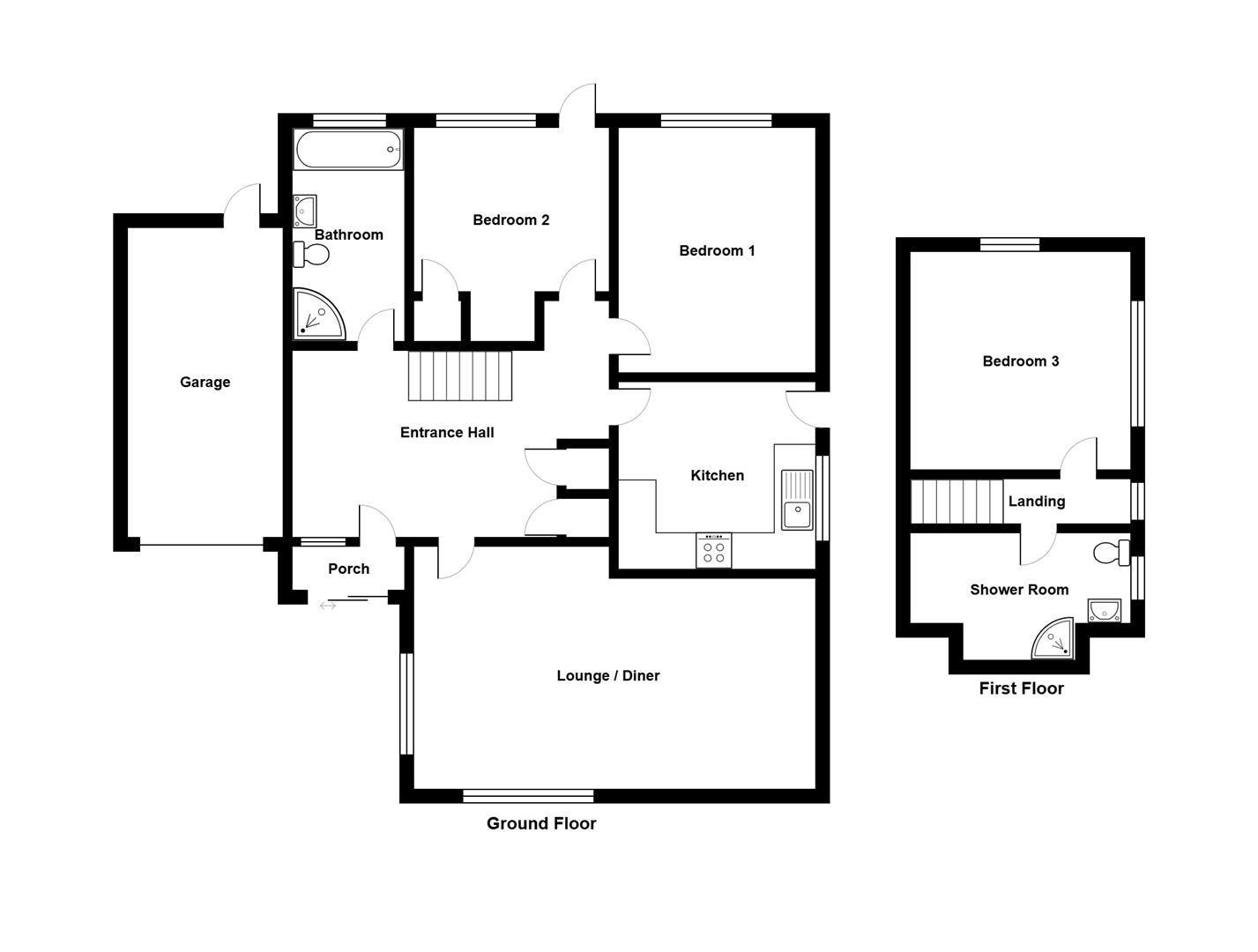 51, Cauldron Crescent, Swanage floorplan