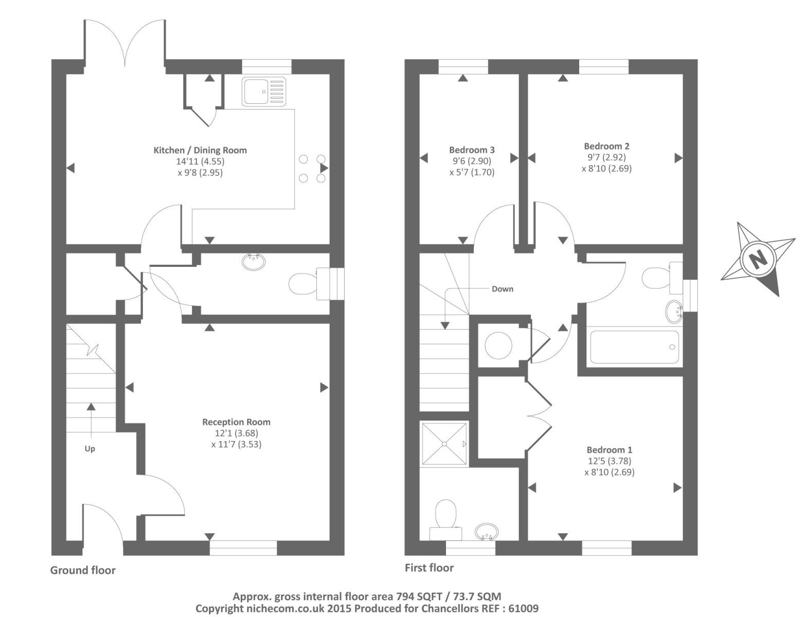 3 Bedrooms Semi-detached house to rent in Old Saw Mill Place, Amersham HP6