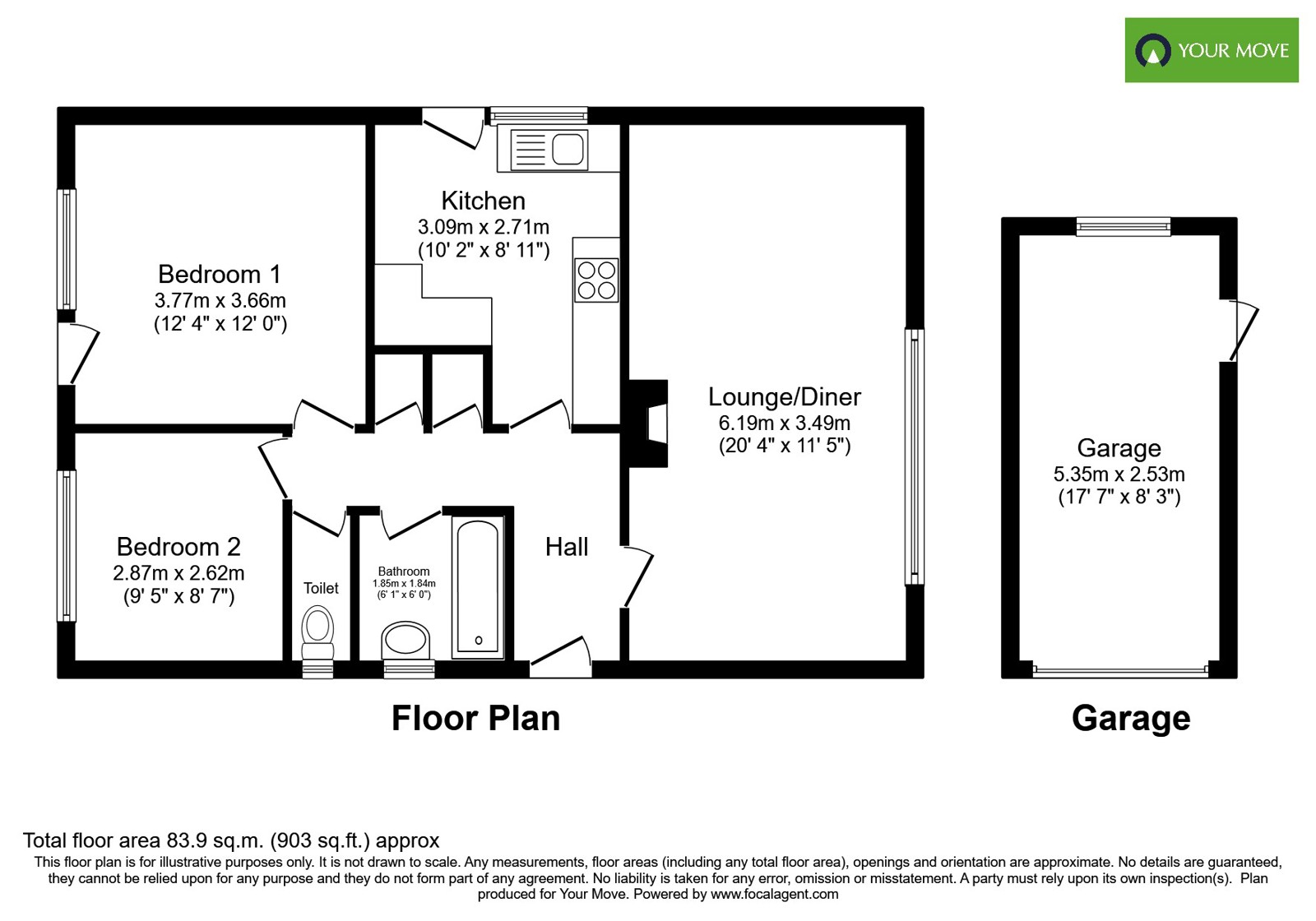 39, Church Way, West Sussex floorplan
