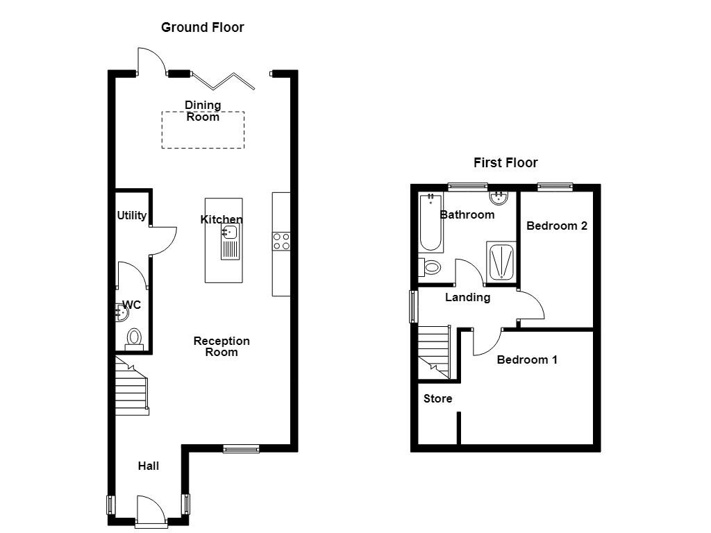 54, Deerpark Road, Burnley floorplan